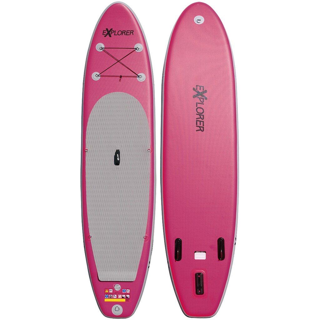 EXPLORER Inflatable SUP-Board »EXPLORER 320«, (mit Paddel, Pumpe und Transportrucksack)