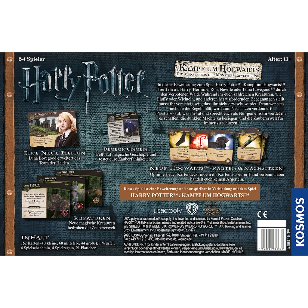 Kosmos Spiel »Harry Potter - Kampf um Hogwarts - Erweiterung«