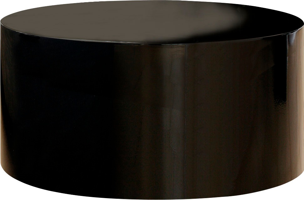 SalesFever Couchtisch "Design-Couchtisch Hochglanz weiß, Ø 60 cm" Moderner günstig online kaufen