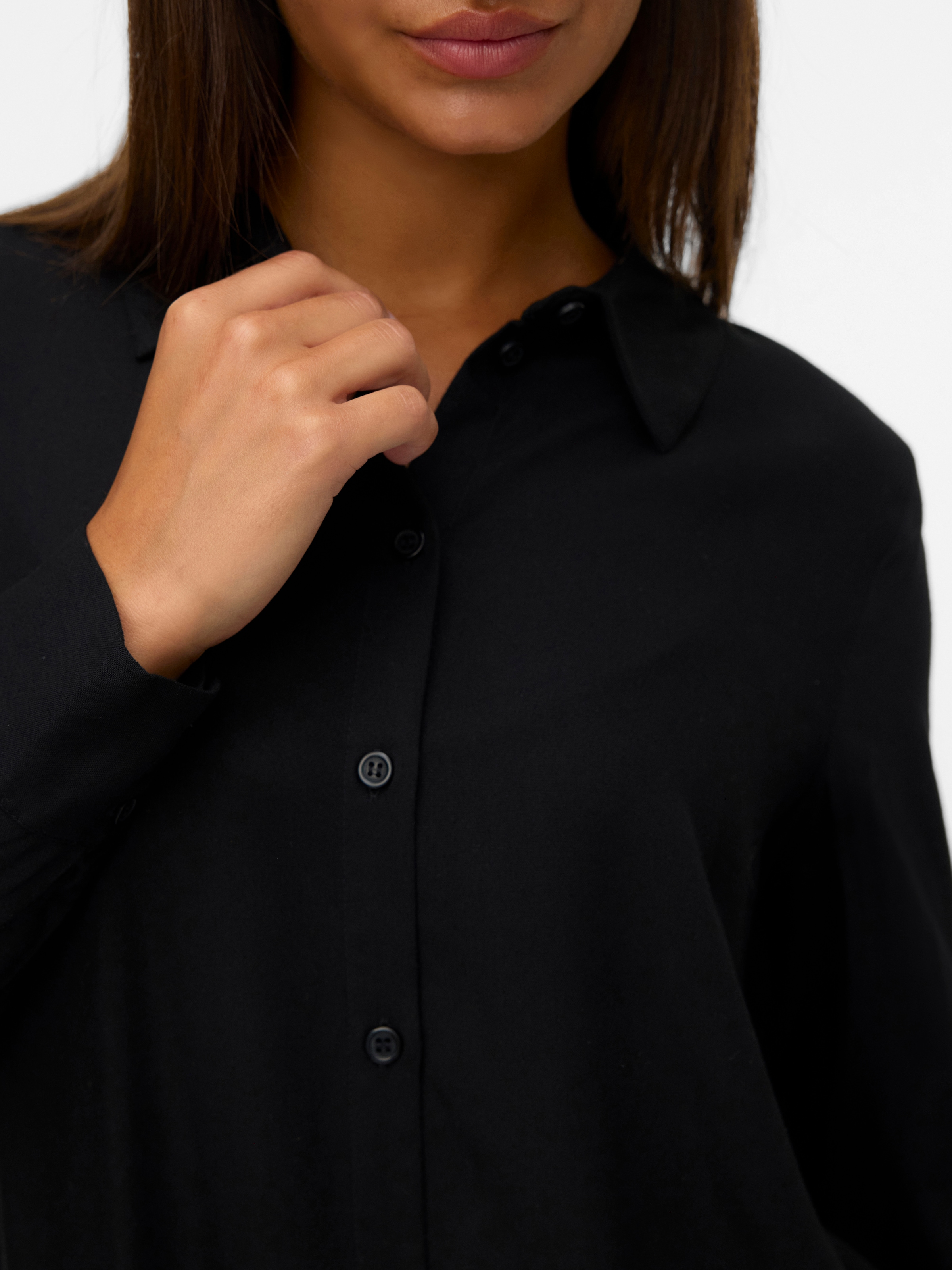 Vero Moda Hemdbluse »VMBUMPY L/S BASIC SHIRT WVN GA NOOS«