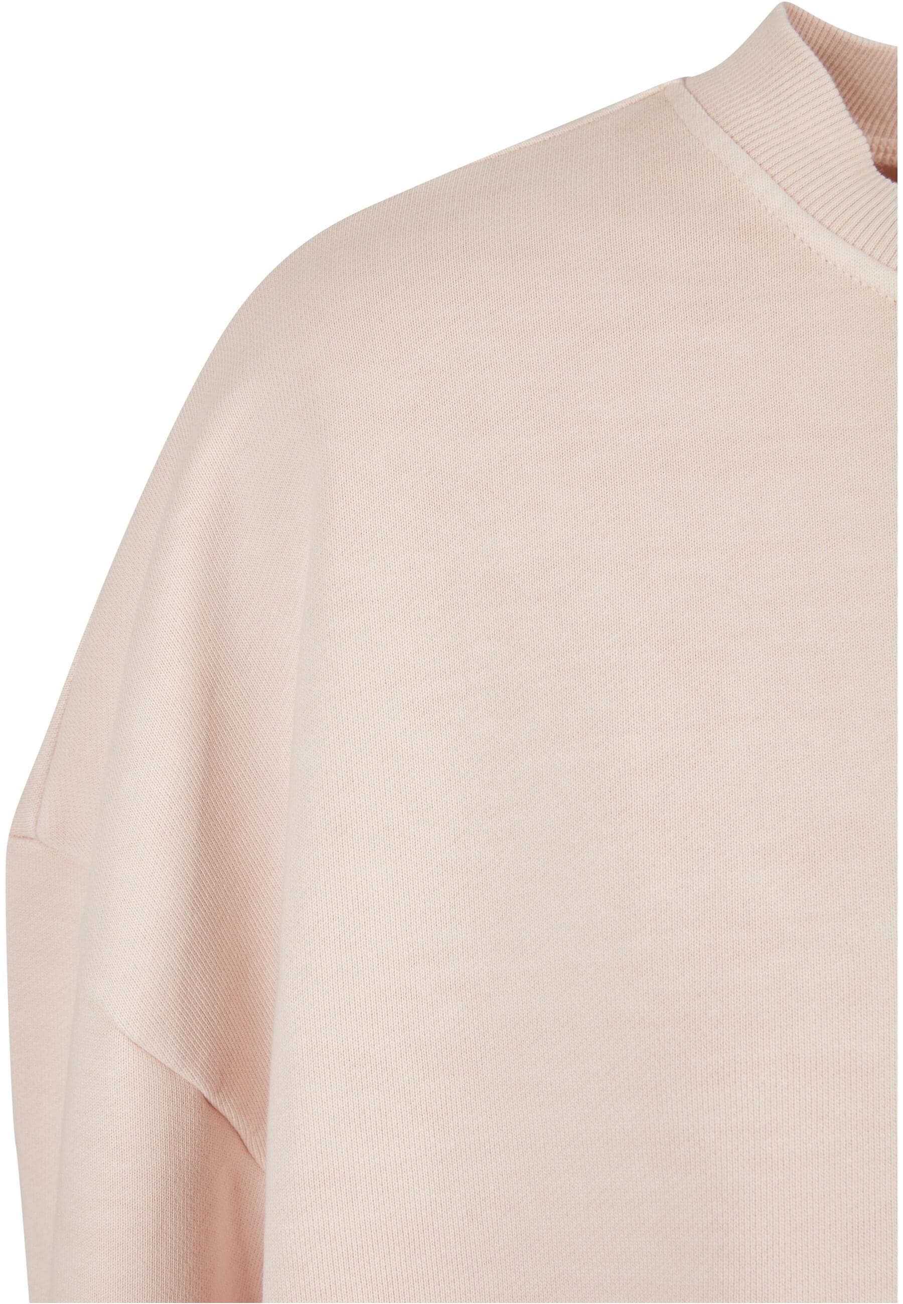 URBAN CLASSICS Sweater »Urban Classics Damen Ladies Heavy Terry Garment Dye Crewneck«, (1 tlg.)