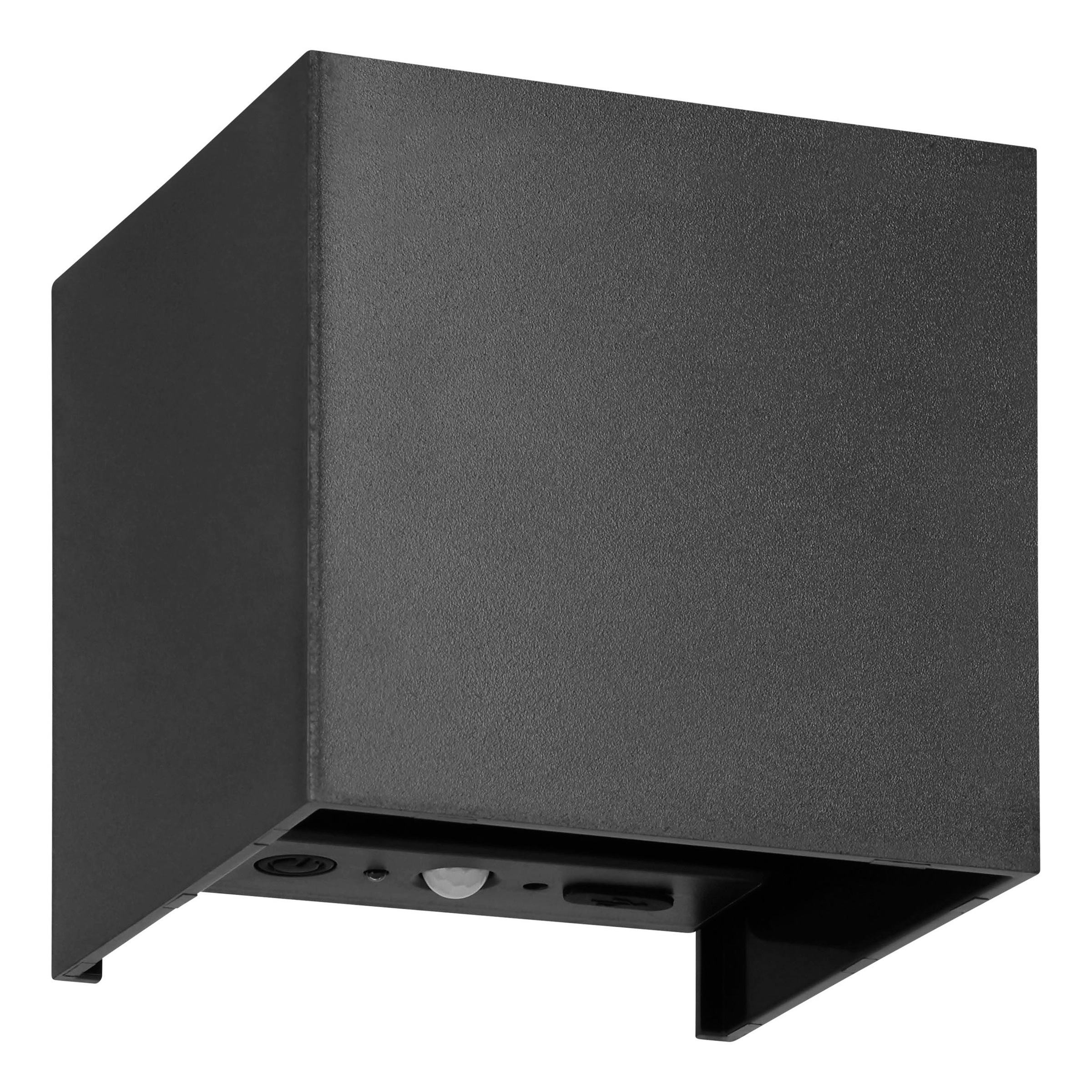 EGLO Wandleuchte »RINCINE Wandlampe - Kunststoff - LED - 2,2W - IP44« LED-Modul 1 Stk. Neutralweiß Außenbeleuchtung, Außenwandleuchte, Terrasse, L10 x H10 x AL10 cm