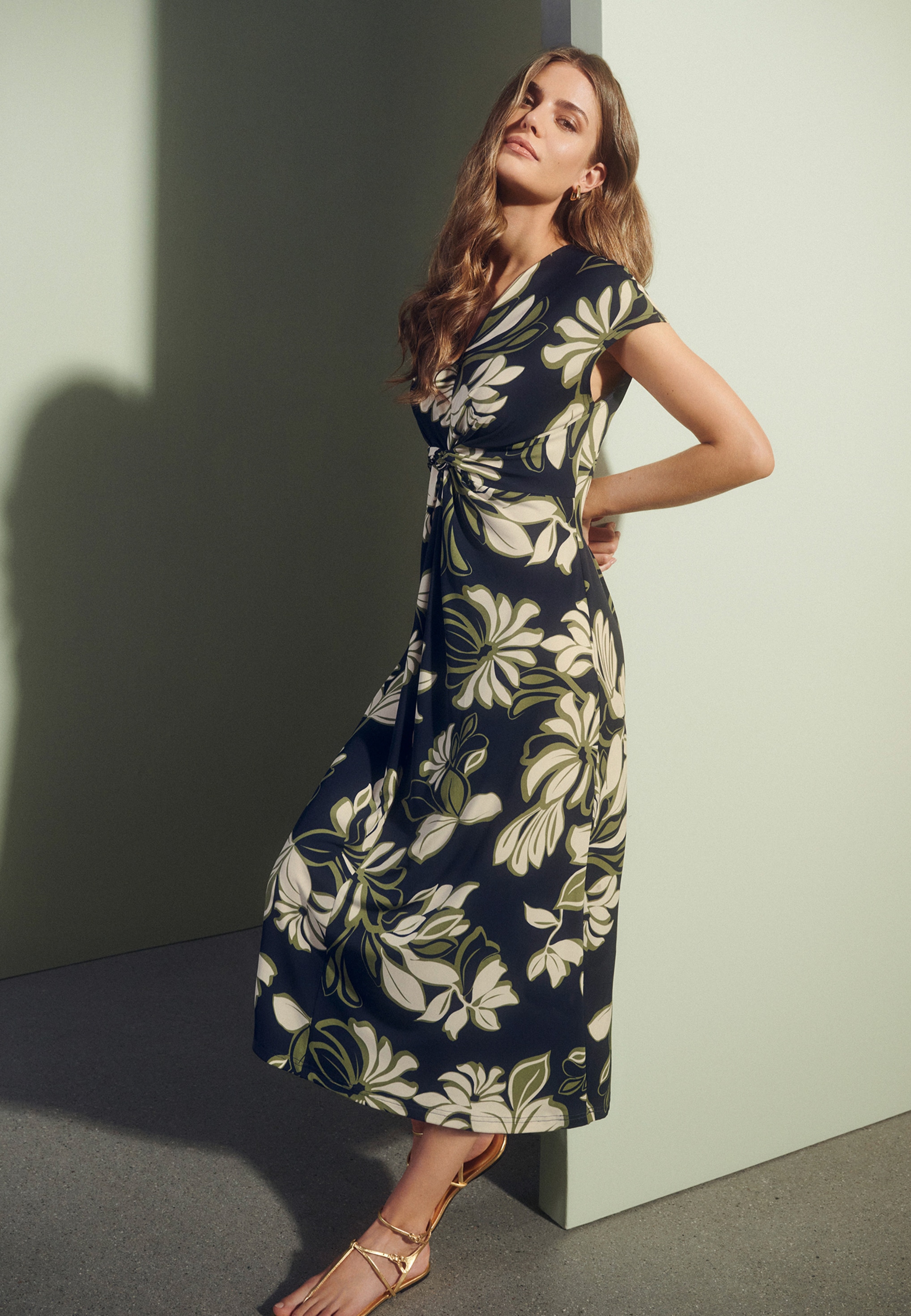 Betty Barclay Midikleid »Damen mit Raffung« Ohne Tasche