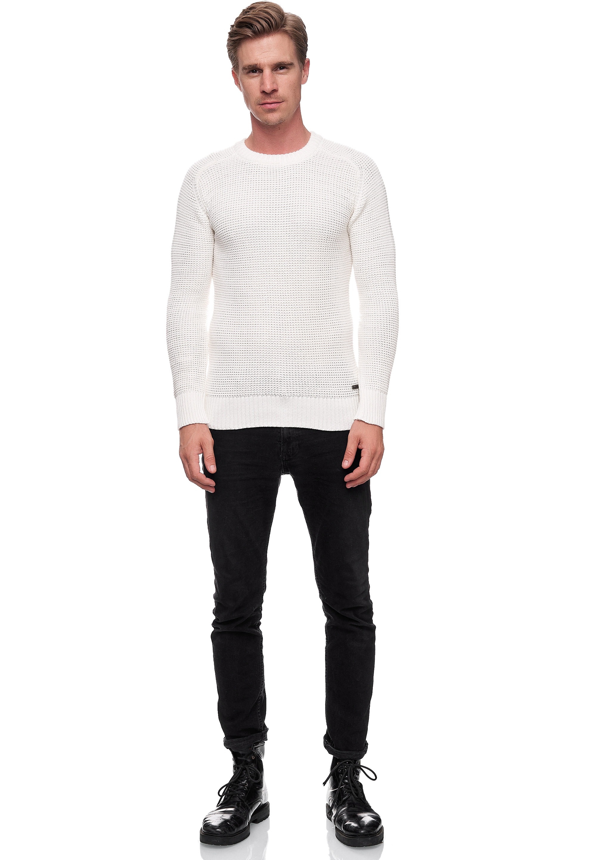 Rusty Neal Strickpullover, in sportlichem Design