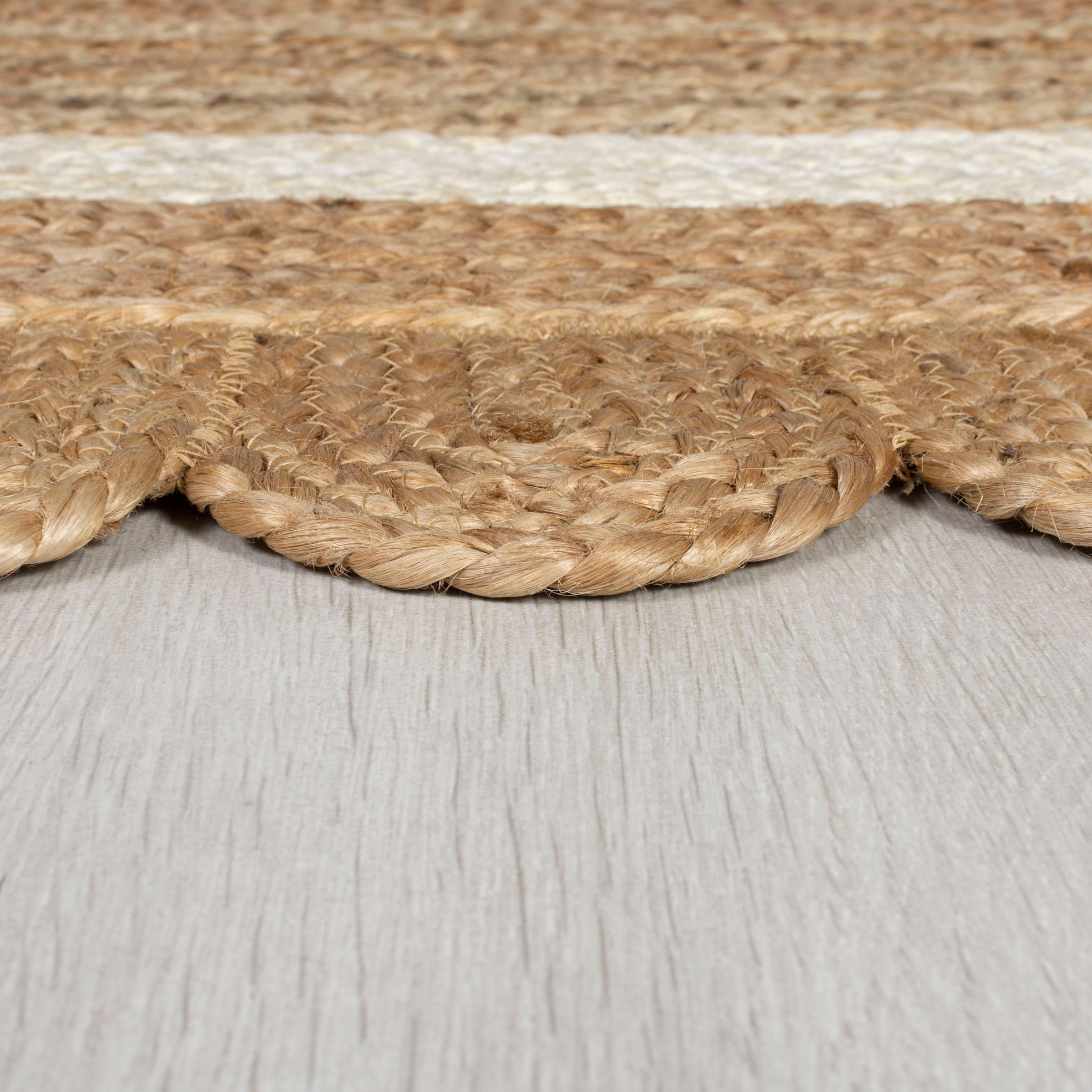 FLAIR RUGS Teppich Bordüre Jute, rechteckig, kaufen 100% aus fußbodenheizungsgeeignet, | BAUR mit »Grace«