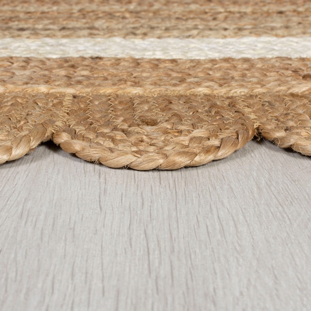 FLAIR RUGS Teppich »Grace«, rechteckig, aus 100% Jute,  fußbodenheizungsgeeignet, mit Bordüre kaufen | BAUR