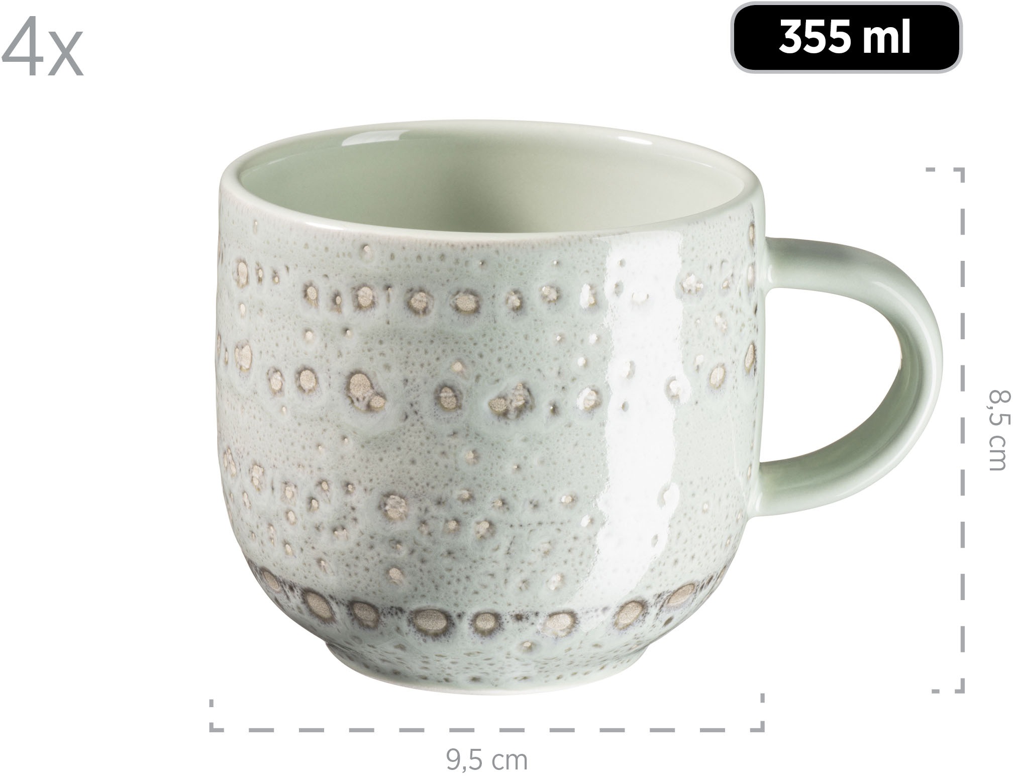 MÄSER Kombiservice »SPICY MARKET, Geschirr-Set, Steingut«