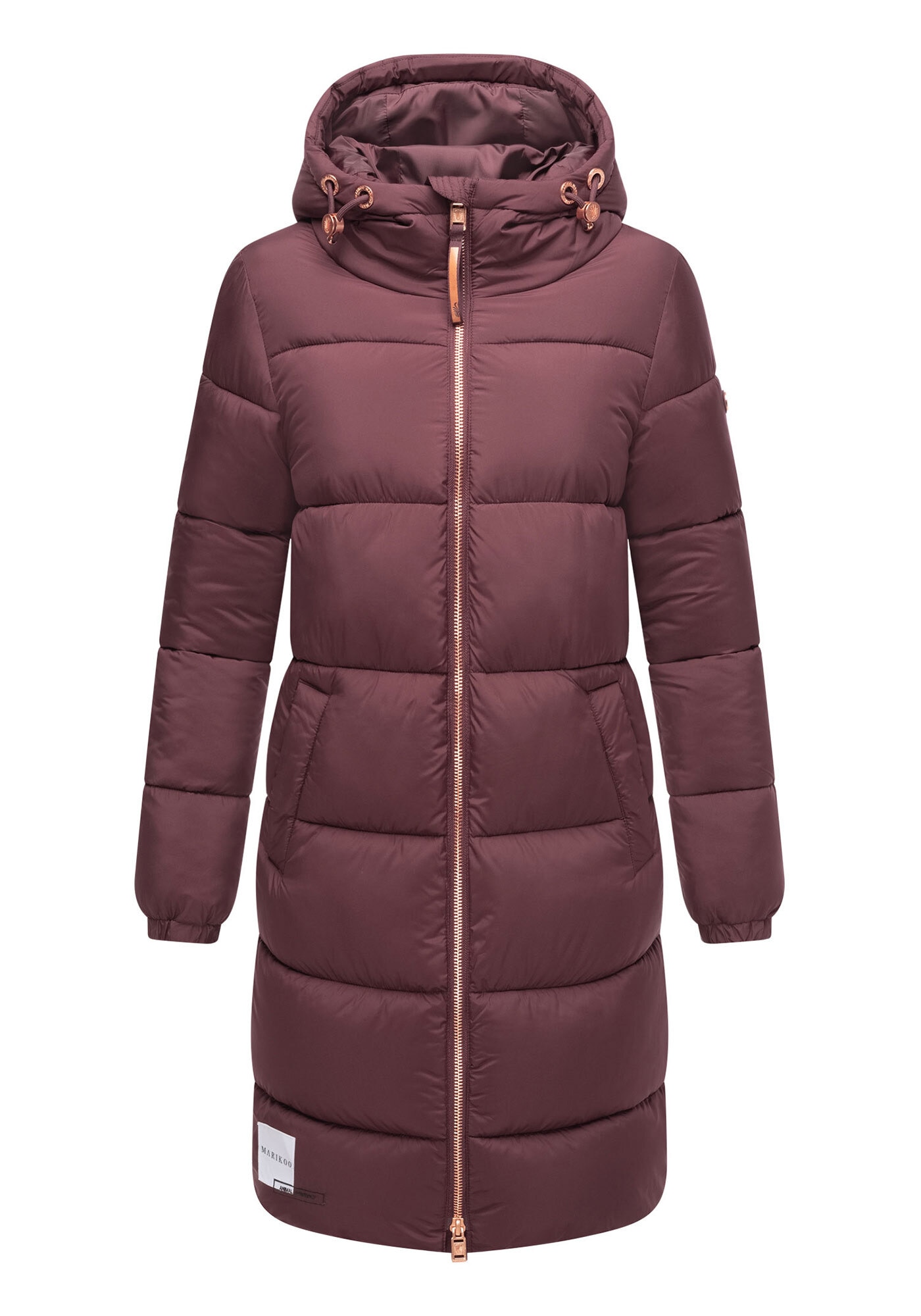 Marikoo Winterjacke »Nomadiaa«, Lange Damen Winterjacke