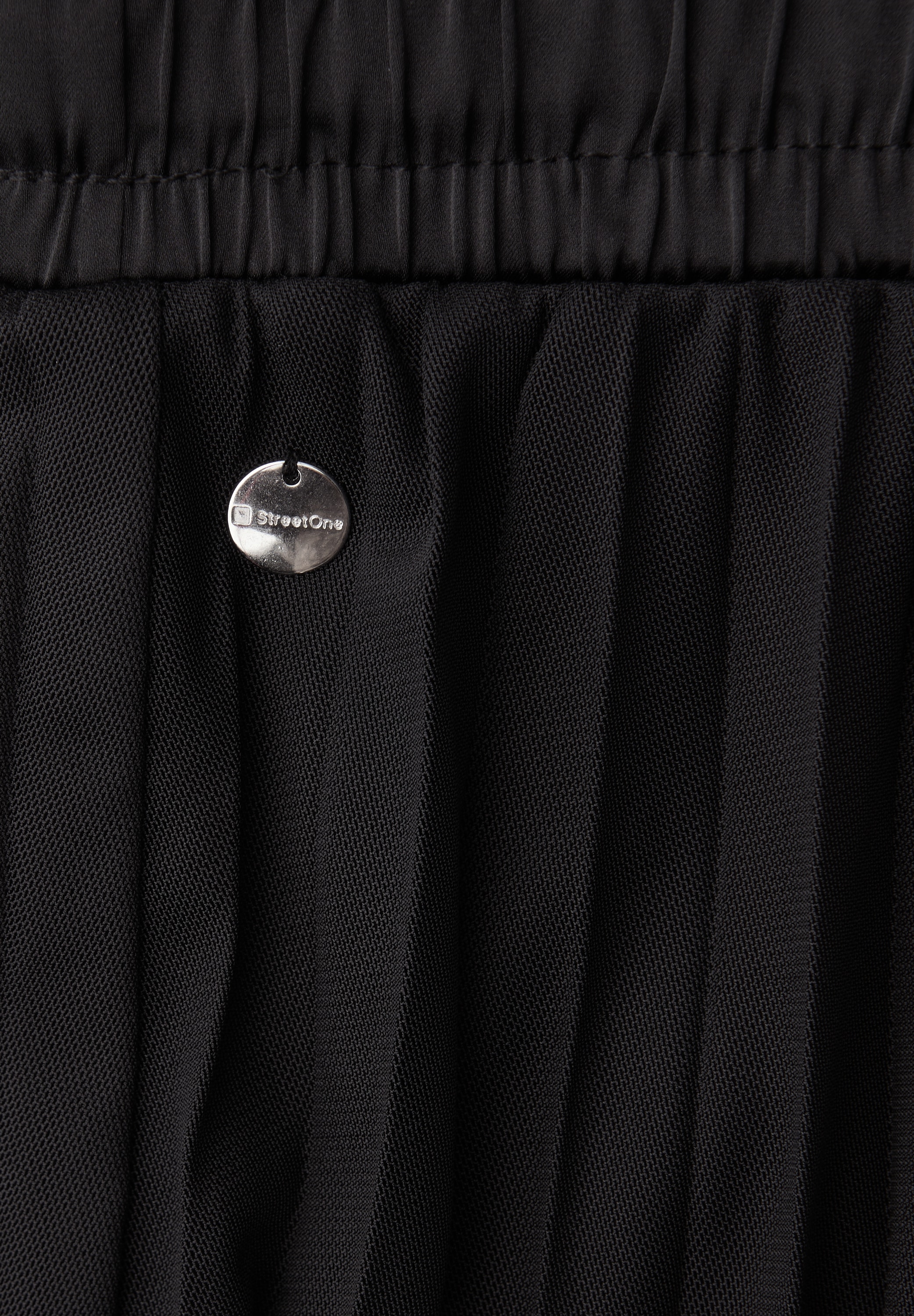 STREET ONE Plisseerock in Midi-Länge