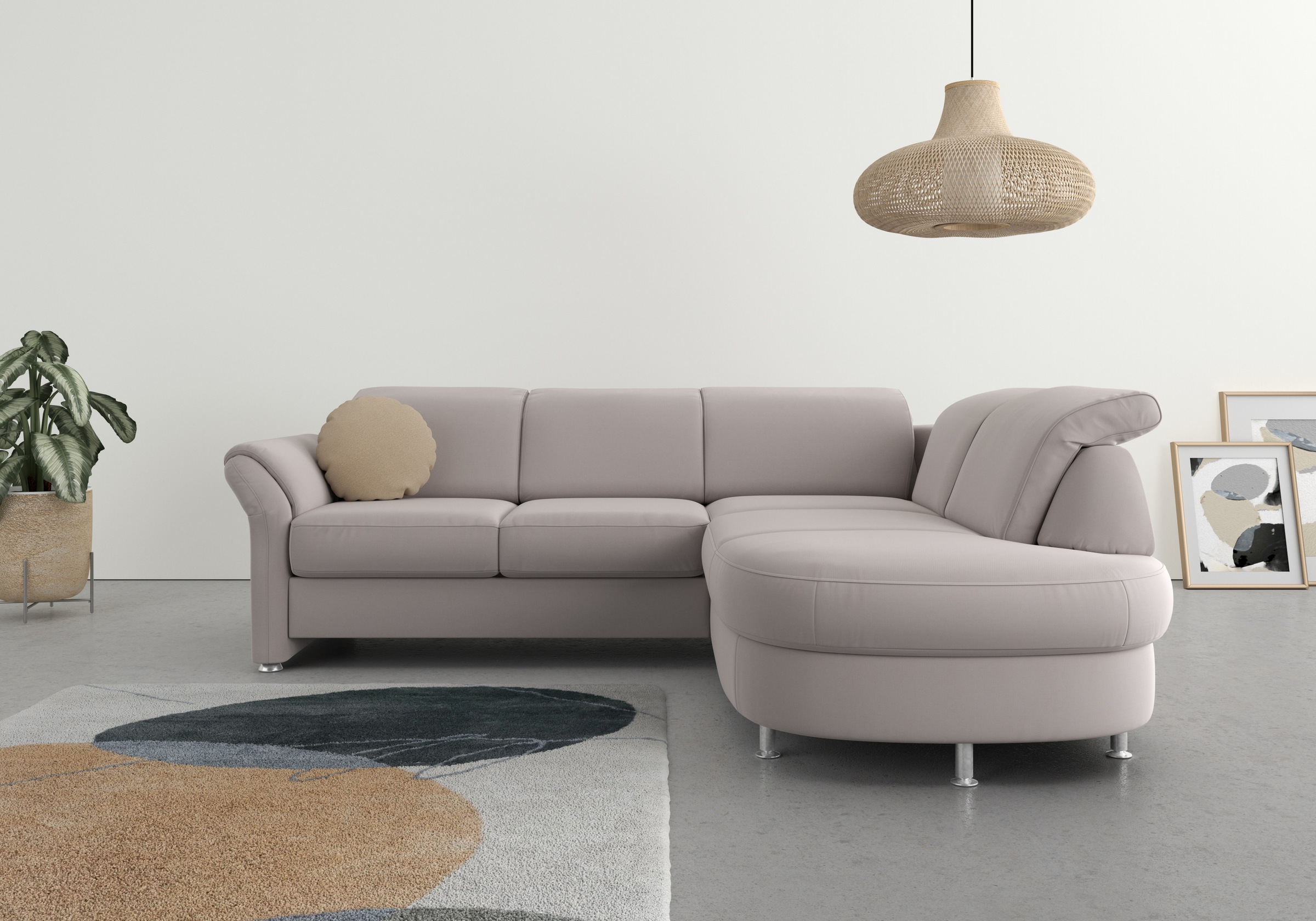 Thumbnail - sit&more Ecksofa "Apulia L-Form", wahlweise Bettfunktion, Bettkasten und Kopf- und Armteilverstellung