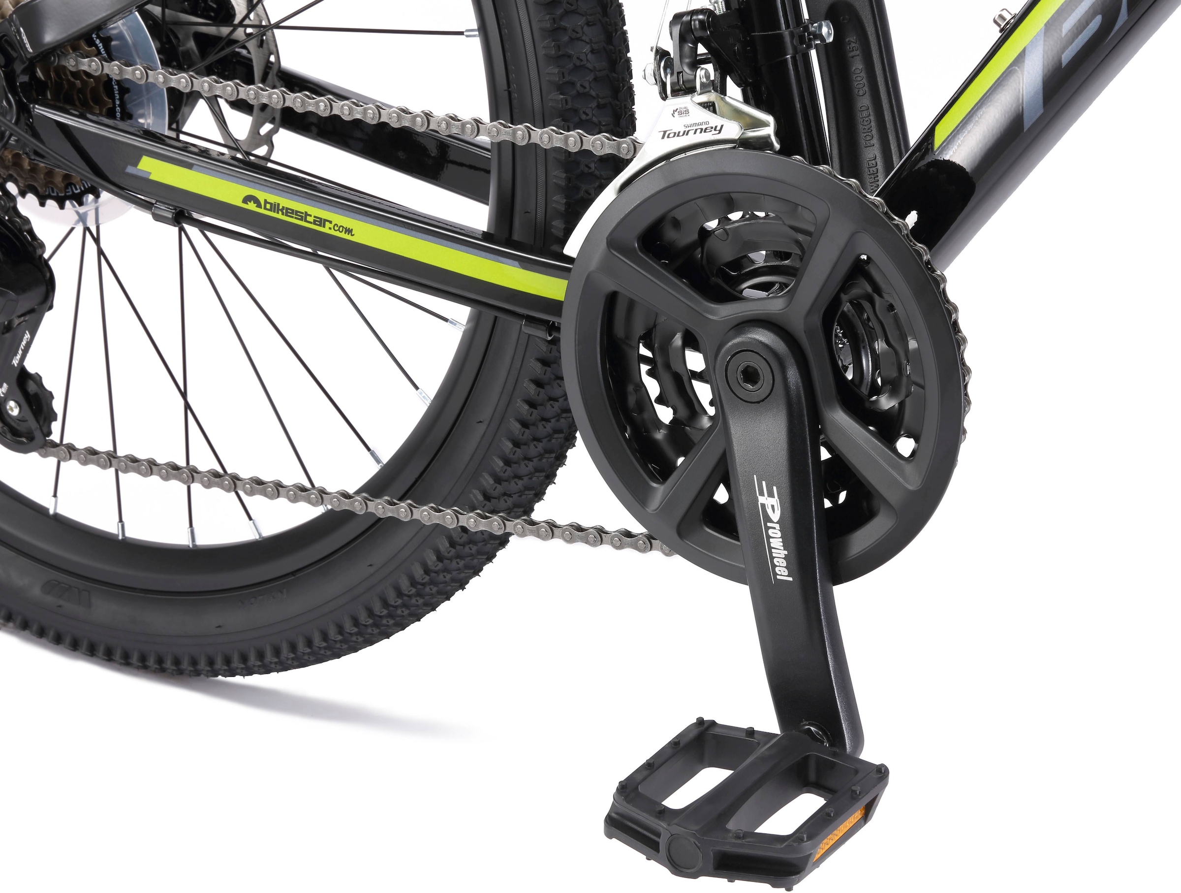 Bikestar Jugendfahrrad, 21 Gang, Shimano, RD-TY21 Schaltwerk, Kettenschaltung