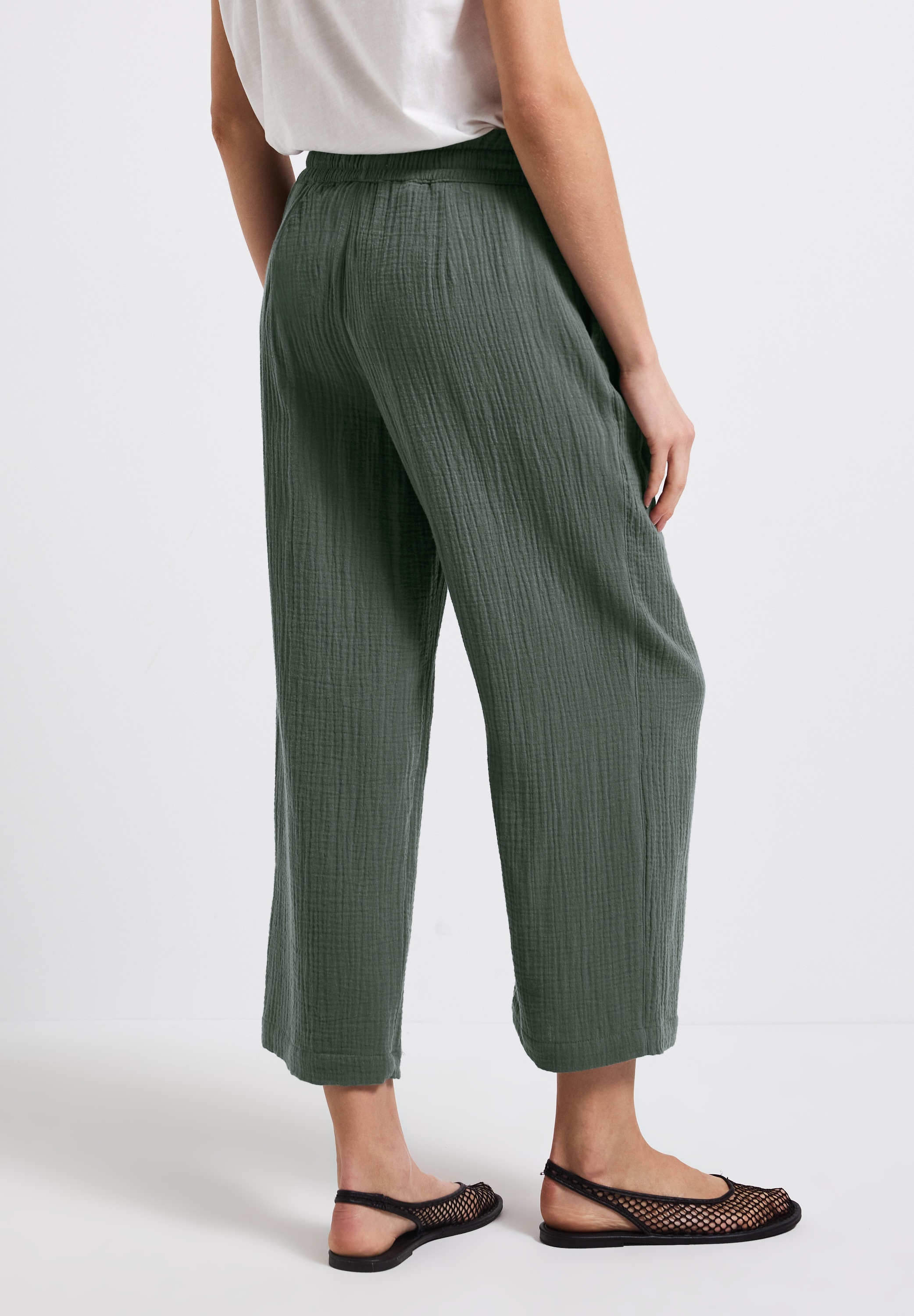 STREET ONE Stoffhose, High Waist günstig online kaufen