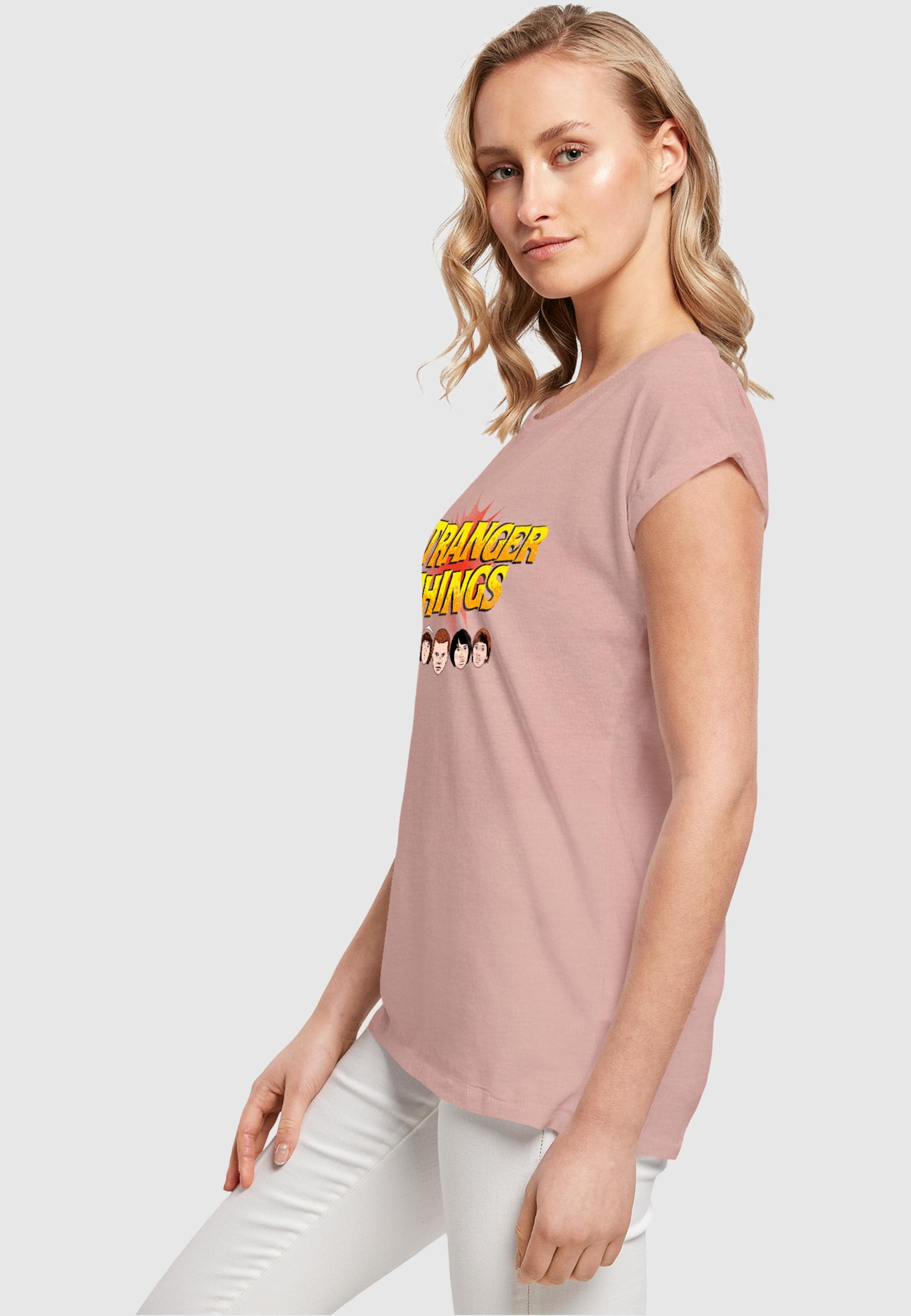 ABSOLUTE CULT T-Shirt »ABSOLUTE CULT Damen Ladies Stranger Things - Comic Heads T-Shirt«, (1 tlg.)