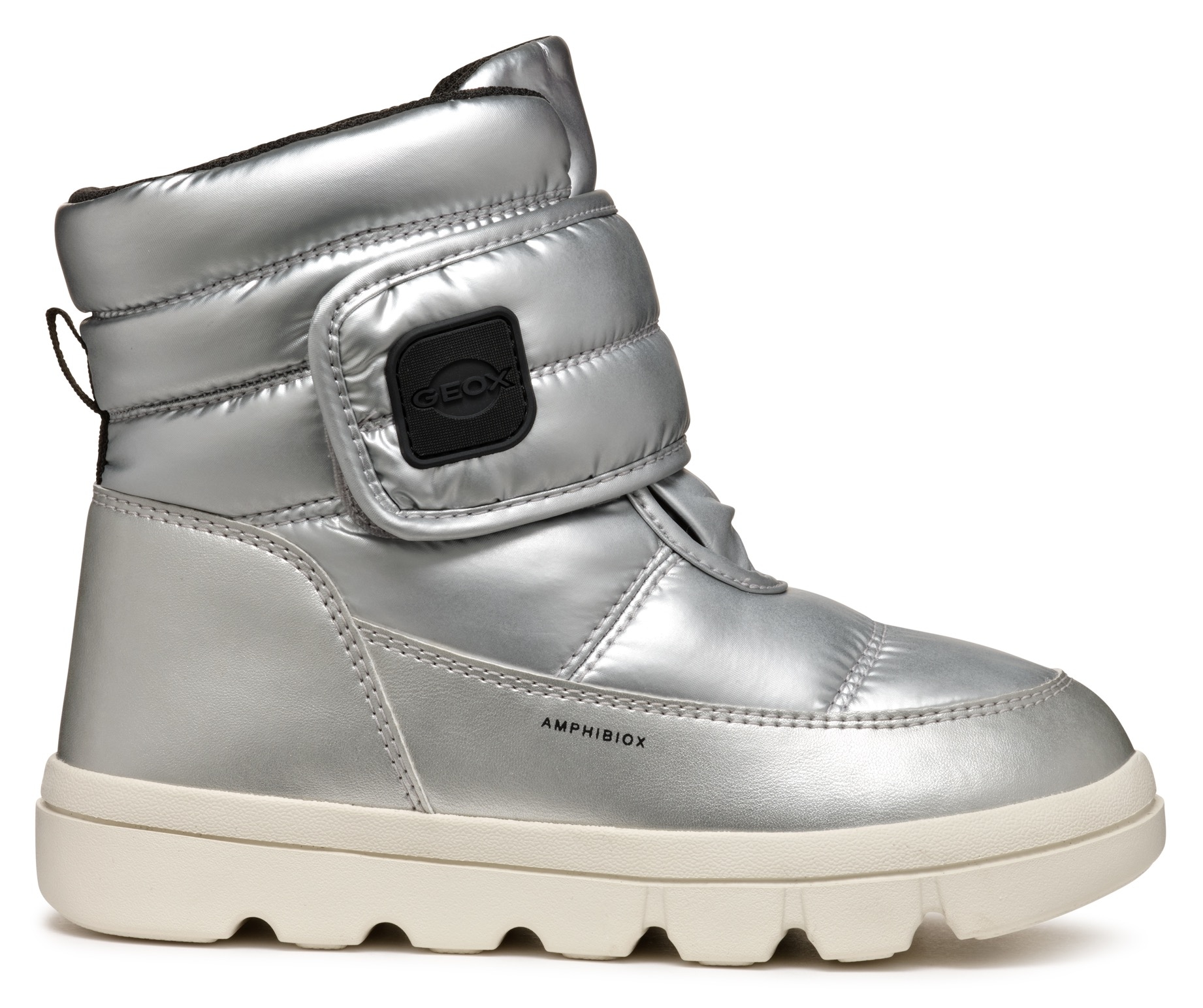 Geox Winterboots »J WILLABOOM GIRL B A«, Klettstiefel, Babystiefel Snowboots mit Plateausohle