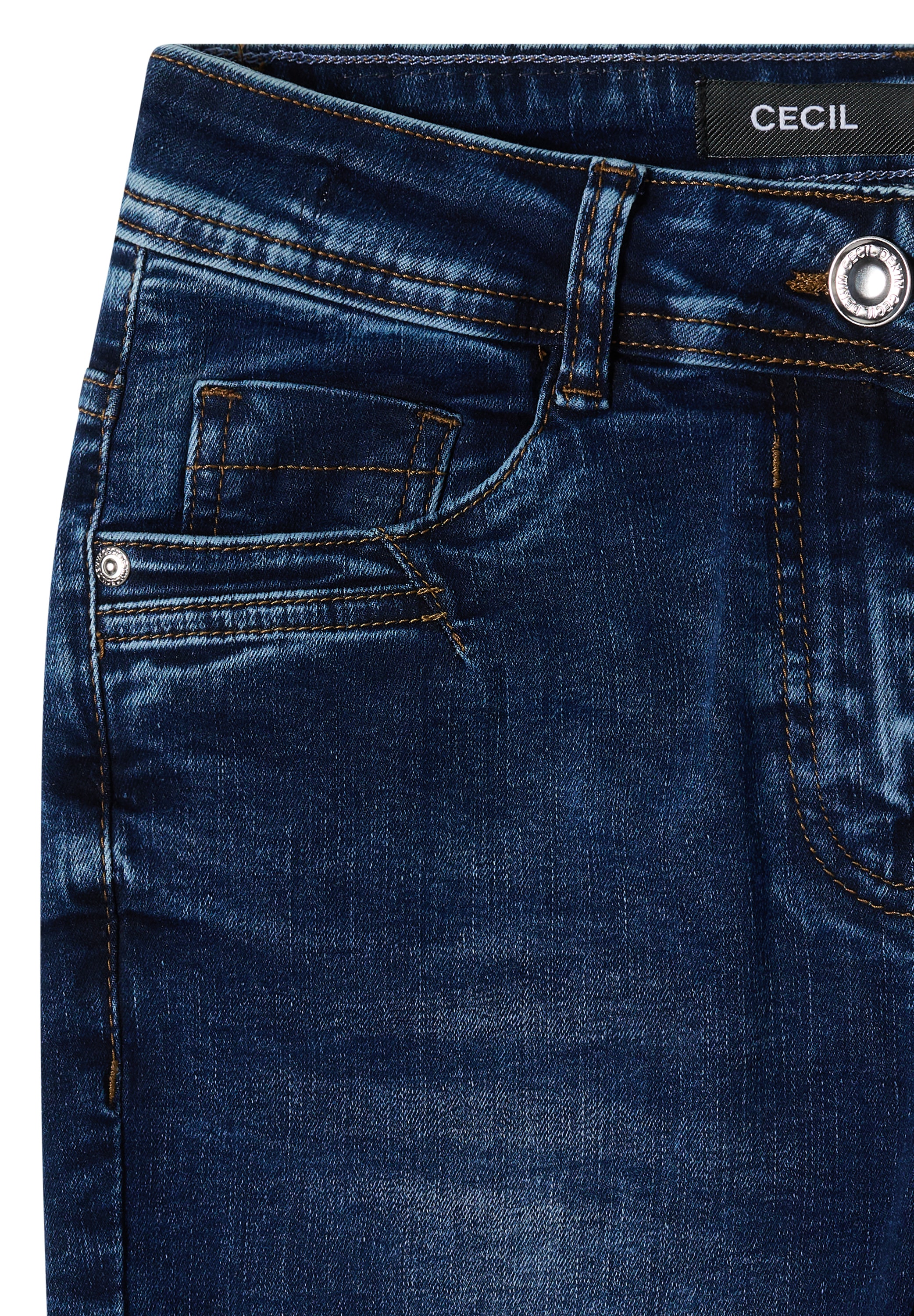Cecil Slim-fit-Jeans High Waist