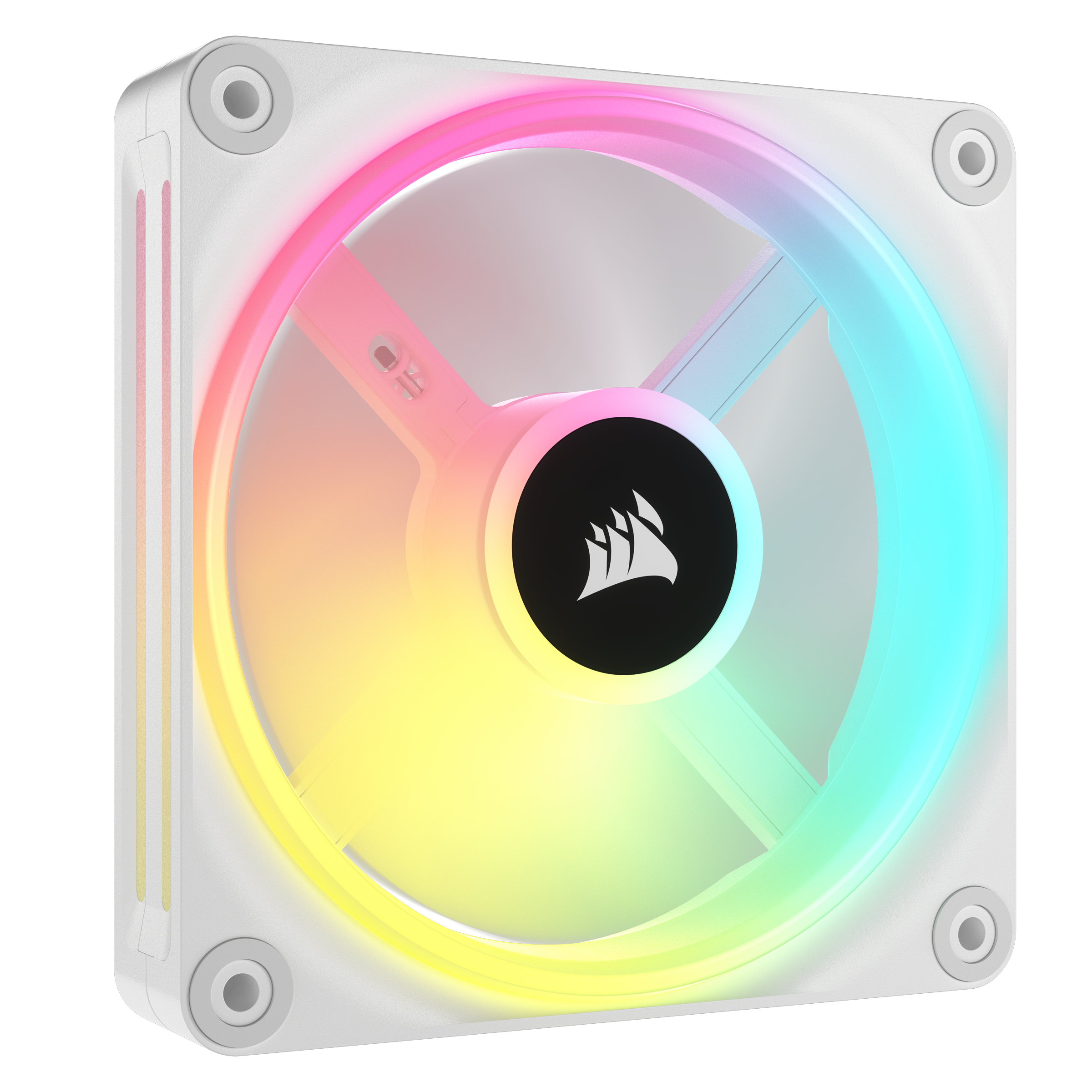 Gehäuselüfter »iCUE LINK QX120 RGB Starter-Kit – Weiß 120-mm-PWM-Lüfter«, RGB-Lüfter