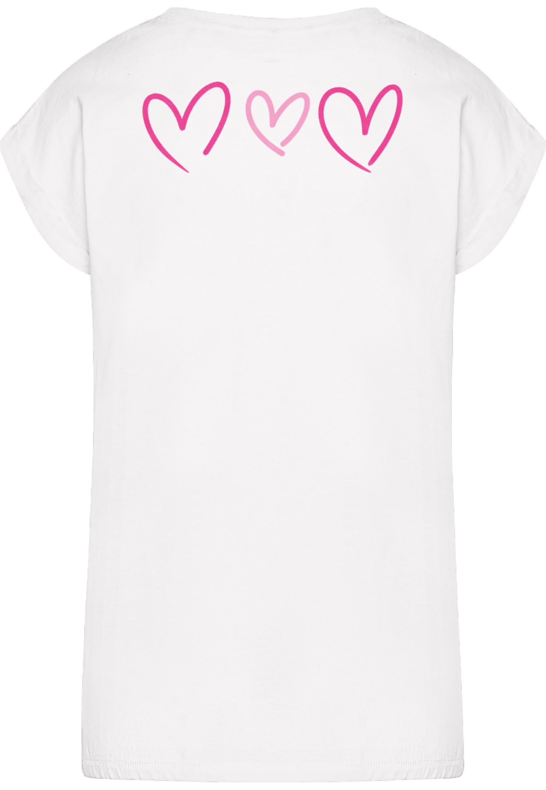Miss Tee T-Shirt »Miss Tee Always Trust Your Heart Ladies Extended Shoulder Tee« 1 Stk.
