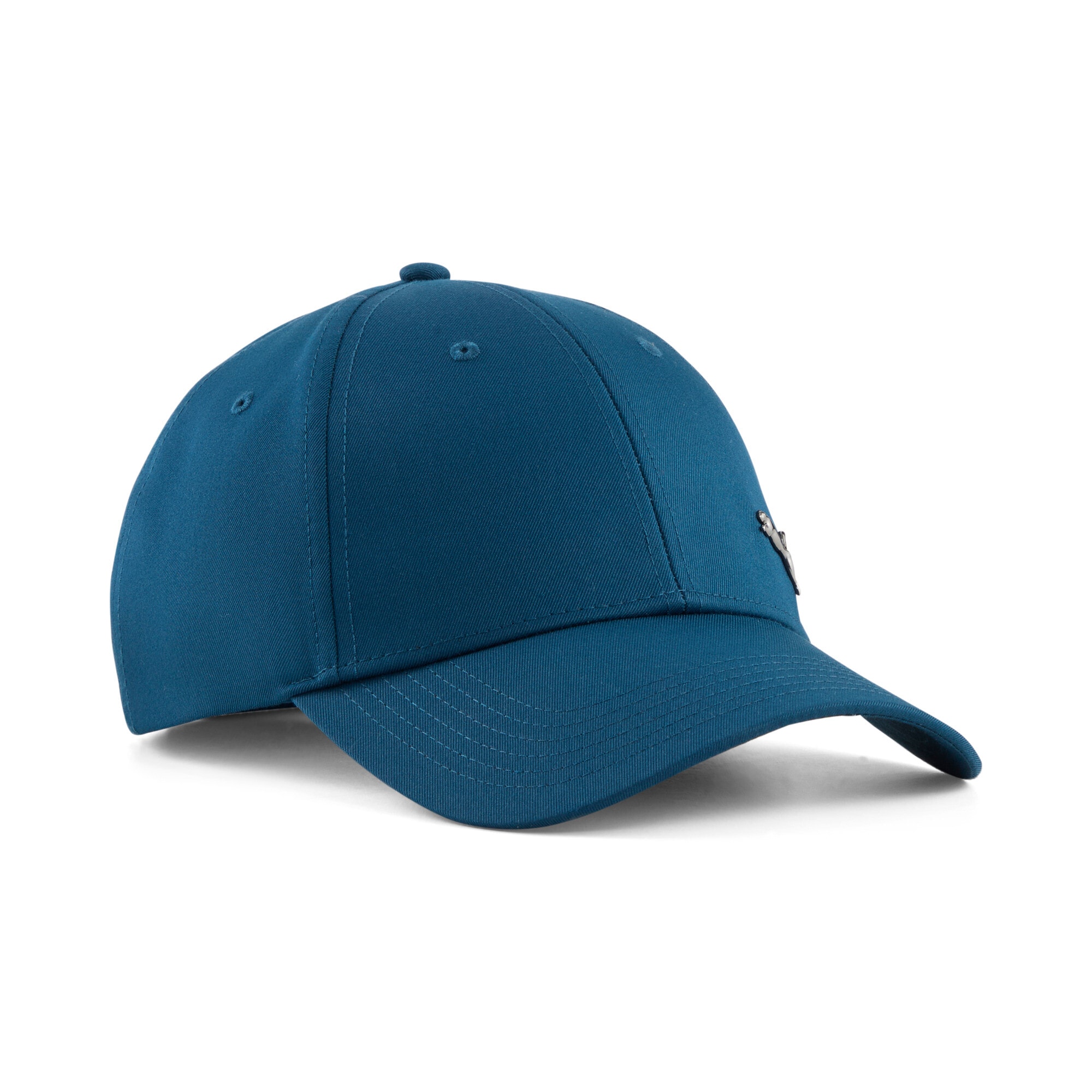 PUMA Baseball Cap "ESS METAL CAT BB CAP" klassisches 6-Panel-Design, gebogener Schirm, mit Metall-Pin