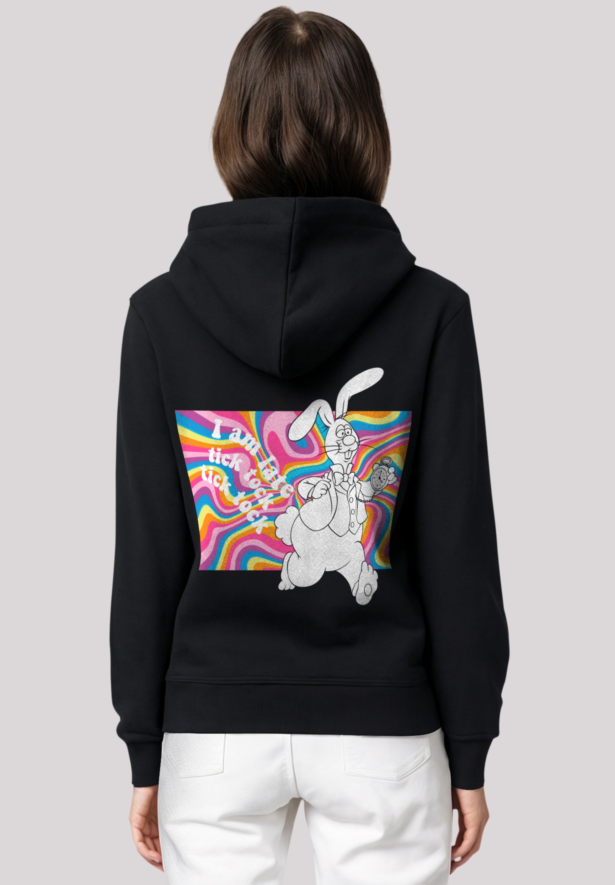 F4NT4STIC Kapuzenpullover »Alice im Wunderland Hase LOGO«, Premium Qualität, Zeichentrick, TV Serie
