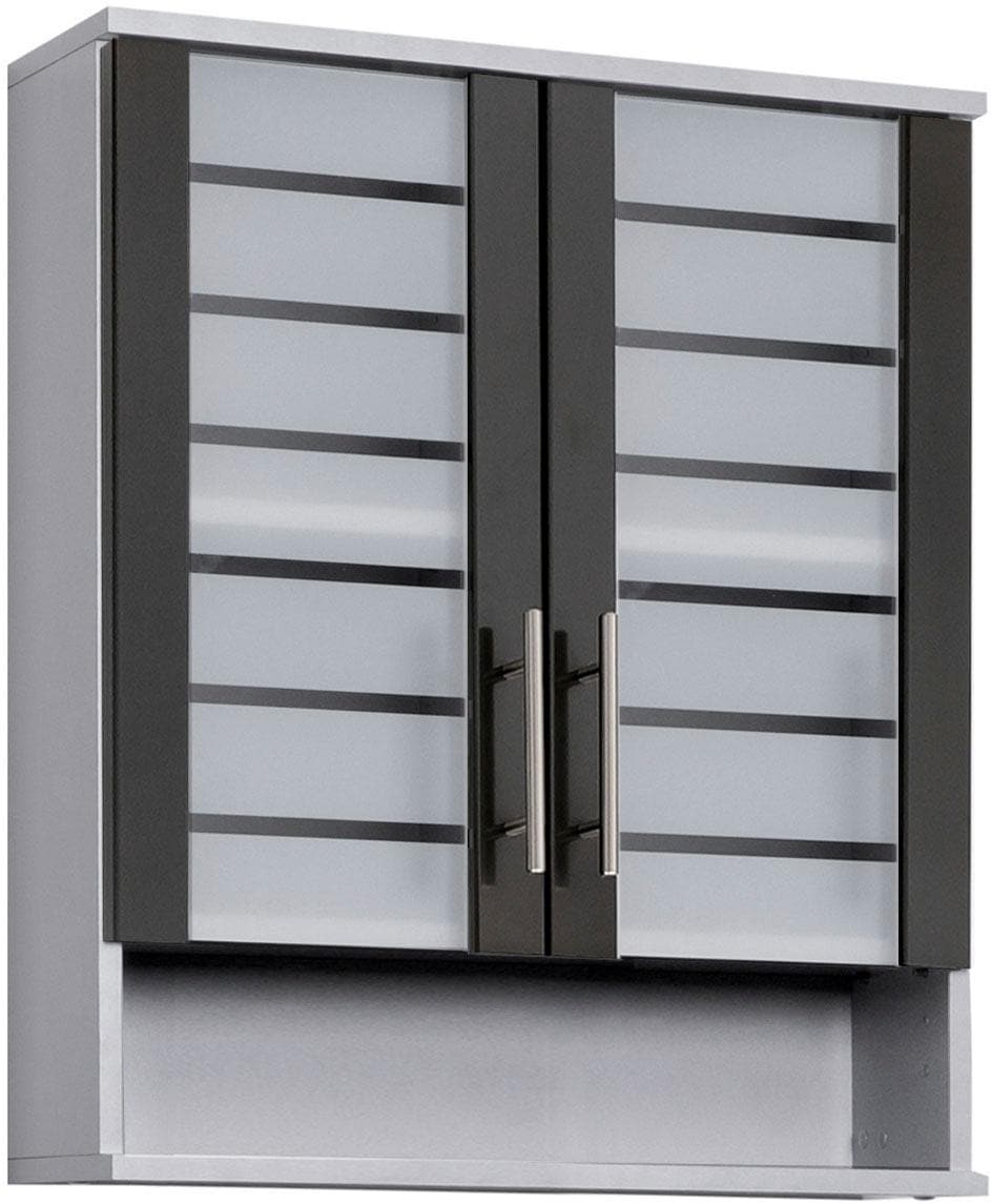 Schildmeyer Hängeschrank »Nikosia«, Breite 60 cm, mit Glastüren,  hochwertige MDF-Fronten, Metallgriffe bestellen | BAUR