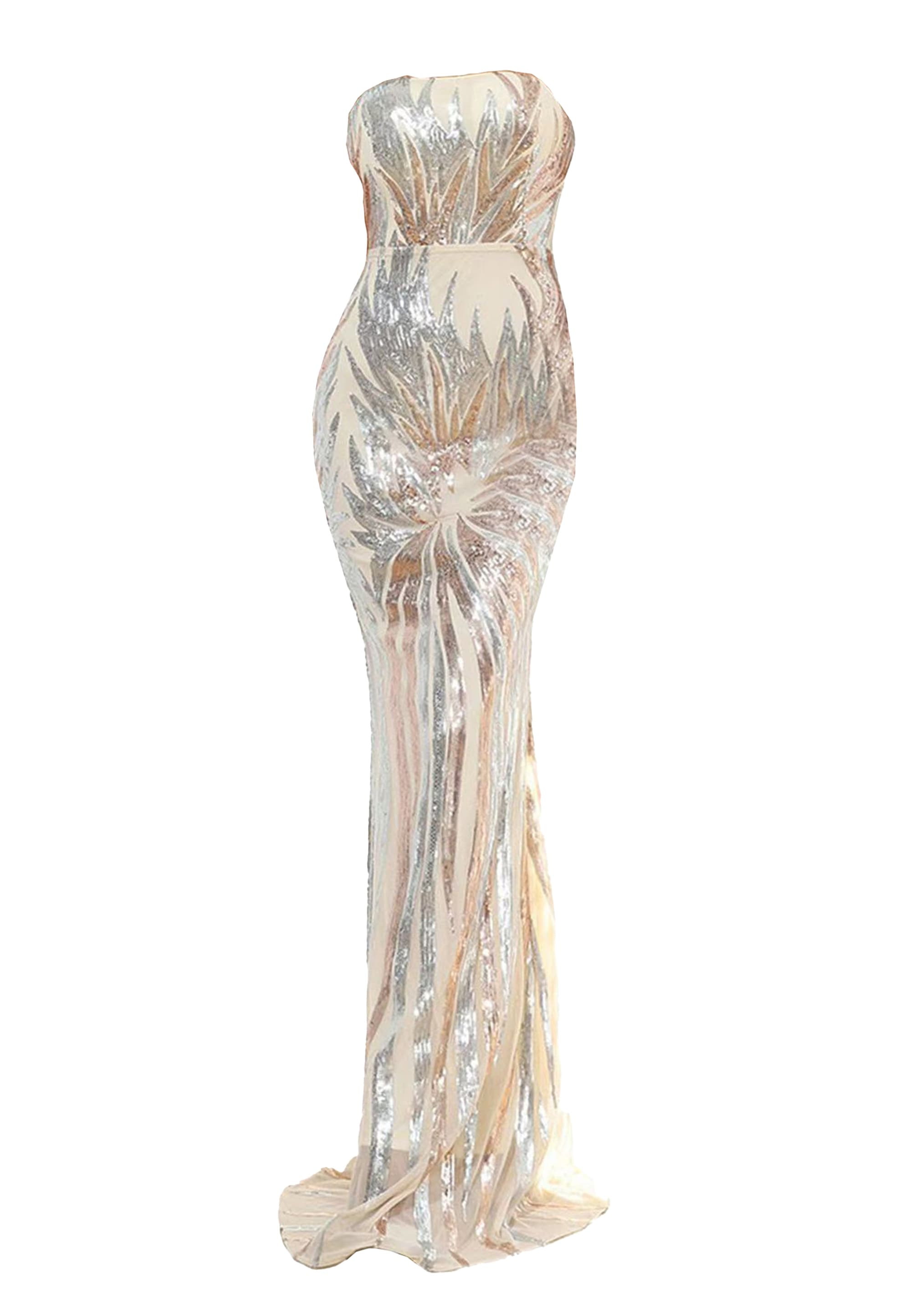 Moda Minx Jerseykleid "Eden Long Dress", mit schimmernden Elementen günstig online kaufen