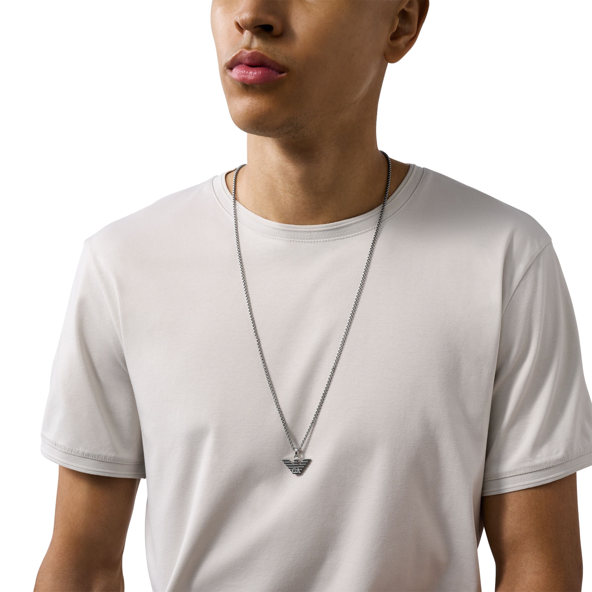 Emporio Armani Kette mit Anhänger »Schmuck Geschenk Edelstahl, EGS3169040«