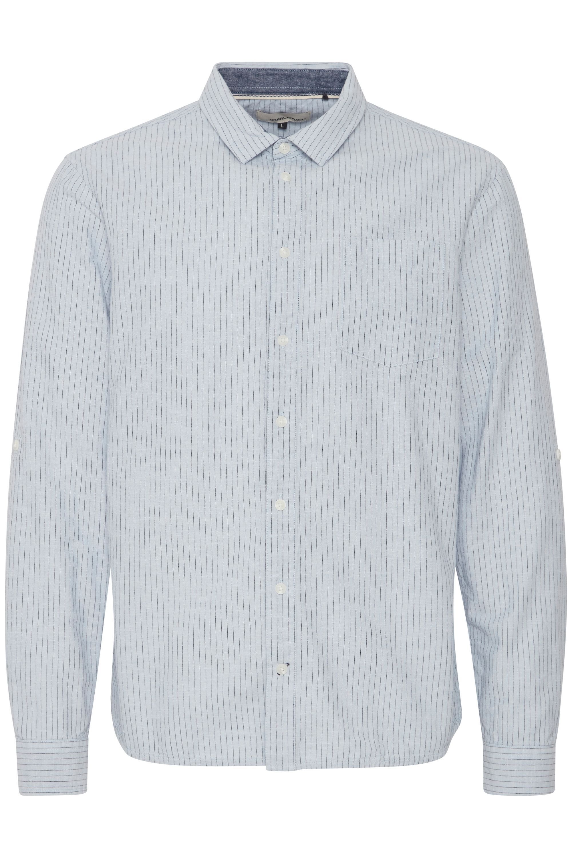 Blend Langarmhemd "BHShirt", Stilvolles Langarmhemd mit Brusttasche aus Lei günstig online kaufen