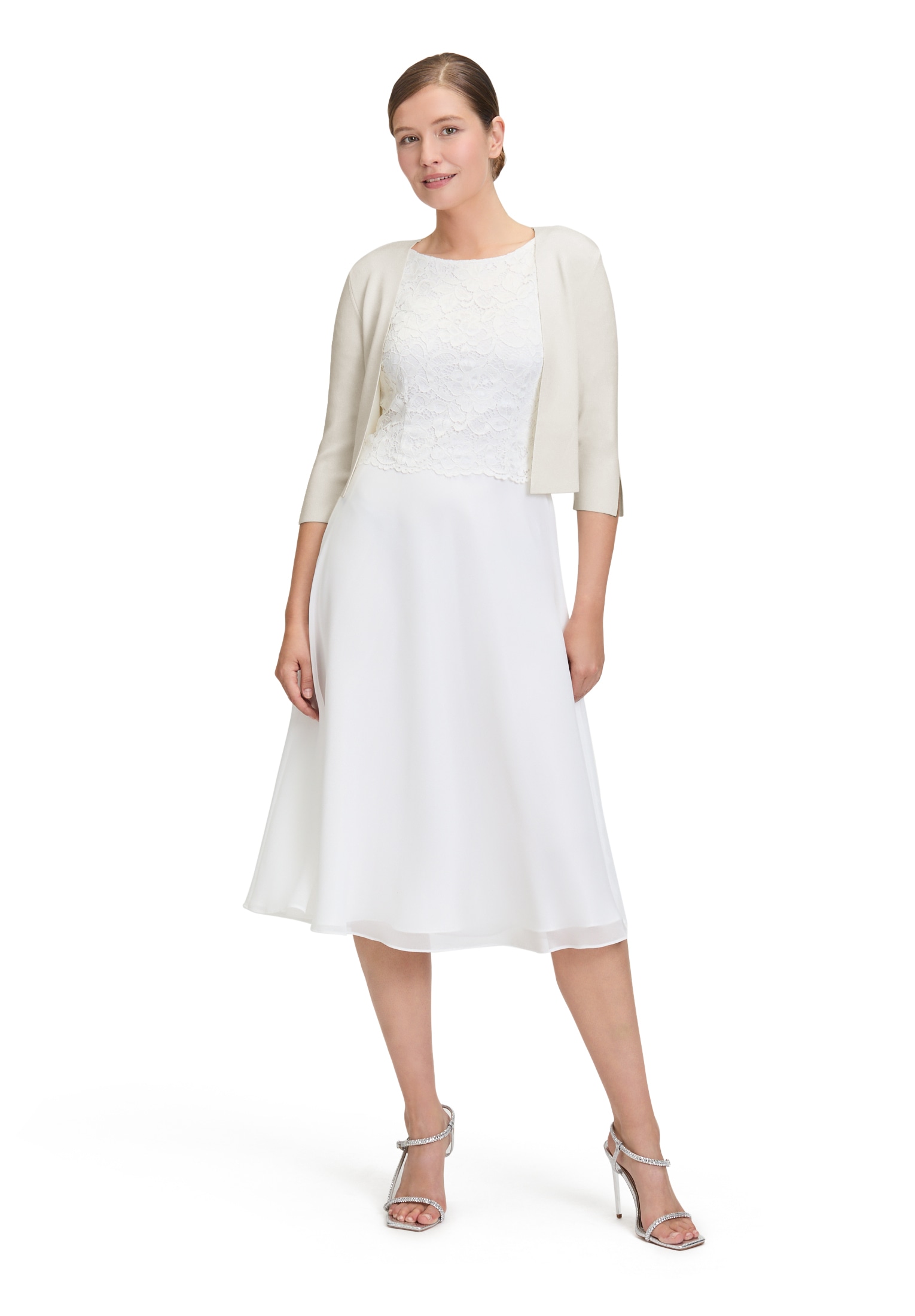 Vera Mont Strickjacke »Vera Mont Strickbolero langarm«, Ärmelschlitz