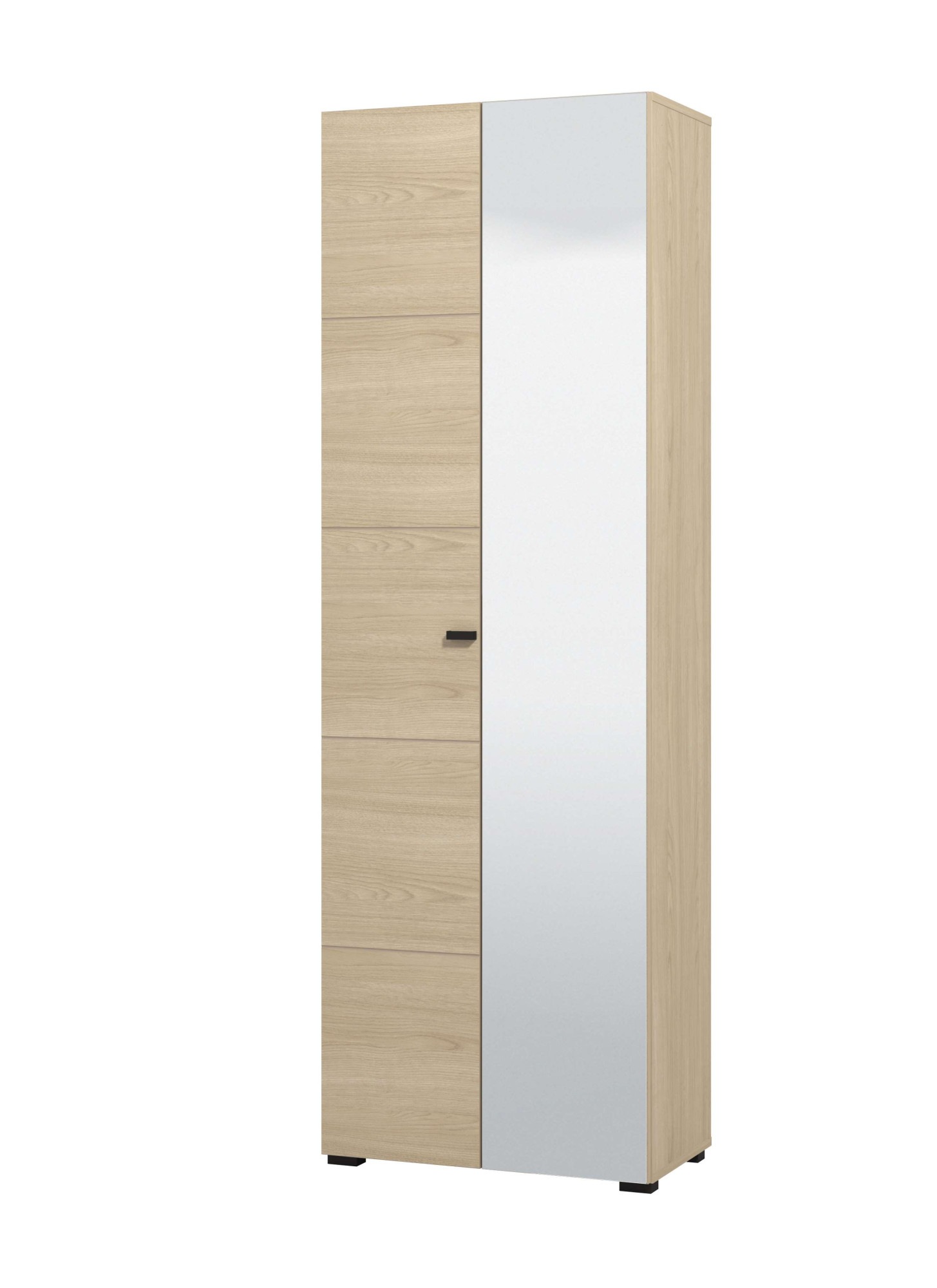 Thumbnail - Home affaire Garderobenschrank "Rathlin, Stauraumschrank, Flurschrank, ausziehbare Kleiderstange" Spiegeltür, Gesamtbrei...