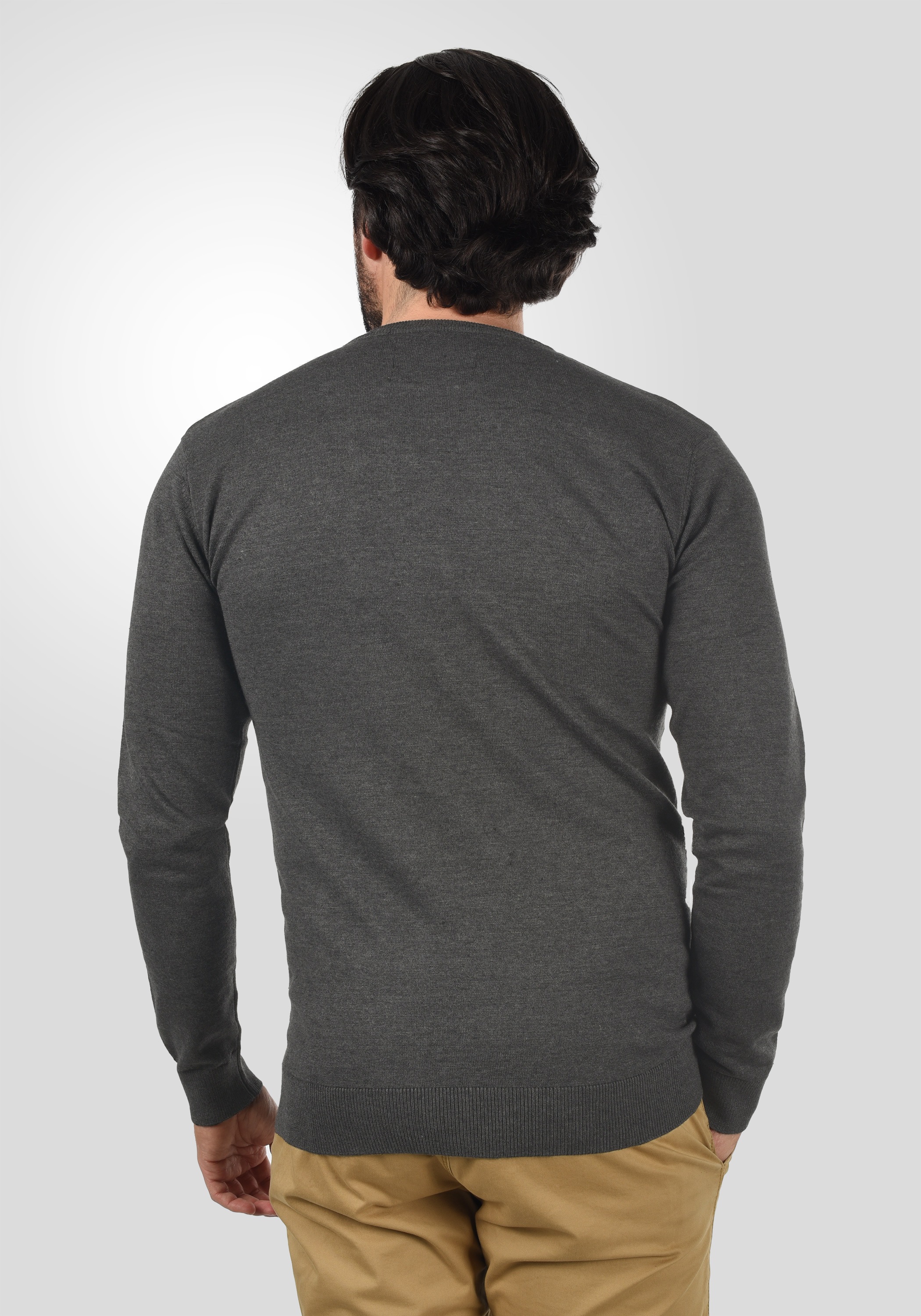 Indicode Strickfleece-Pullover »Strickpullover IDErnesto«