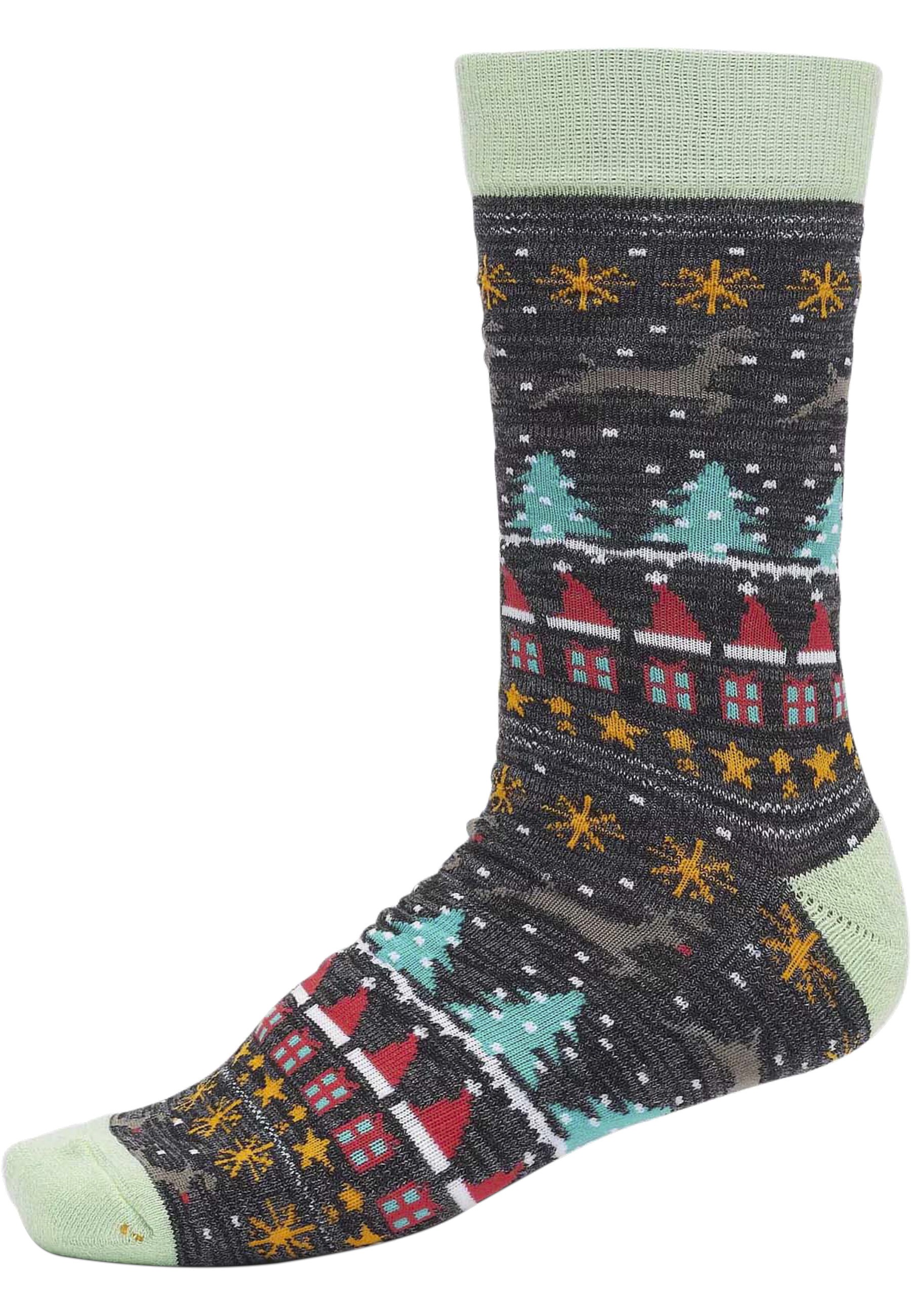 Thumbnail - URBAN CLASSICS Basicsocken "Urban Classics Unisex Christmas Nutcracker Socks 3-Pack" 1 Paar tlg.