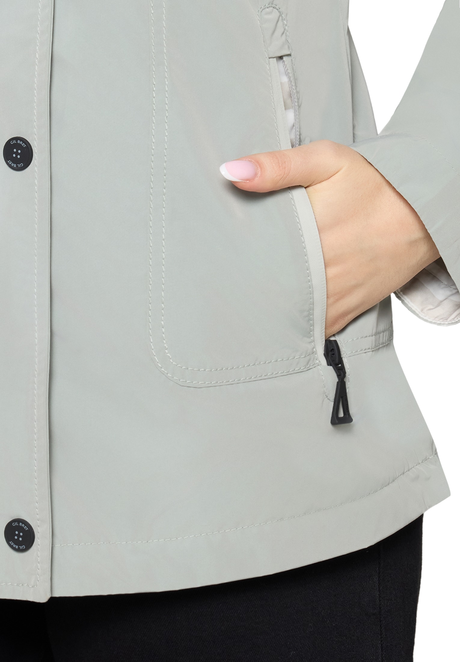 Gil Bret Sommerjacke »Damen mit abnehmbarer Kapuze« mit Kapuze