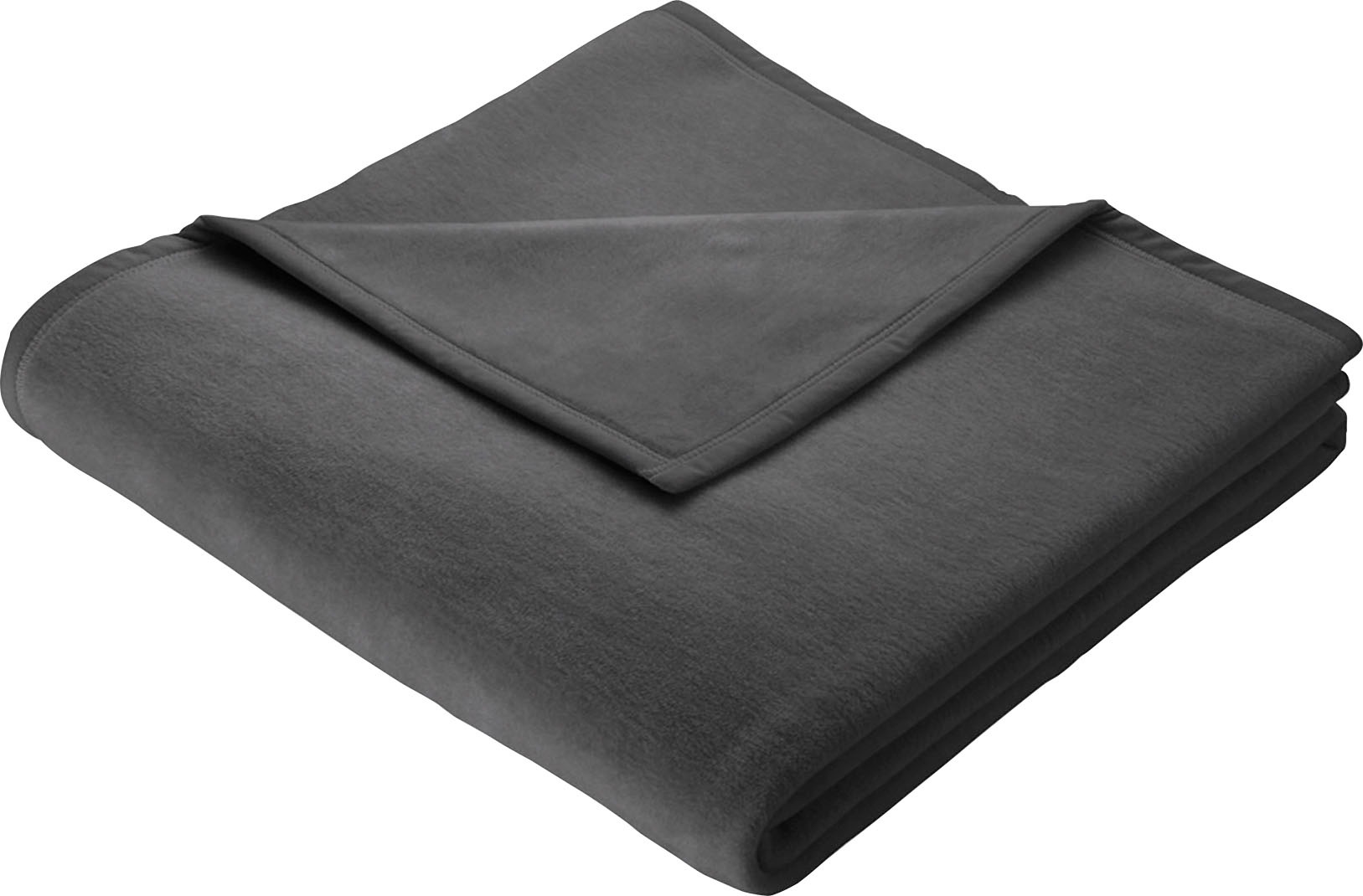 Biederlack "Cotton Home" im Uni Design, Kuscheldecke