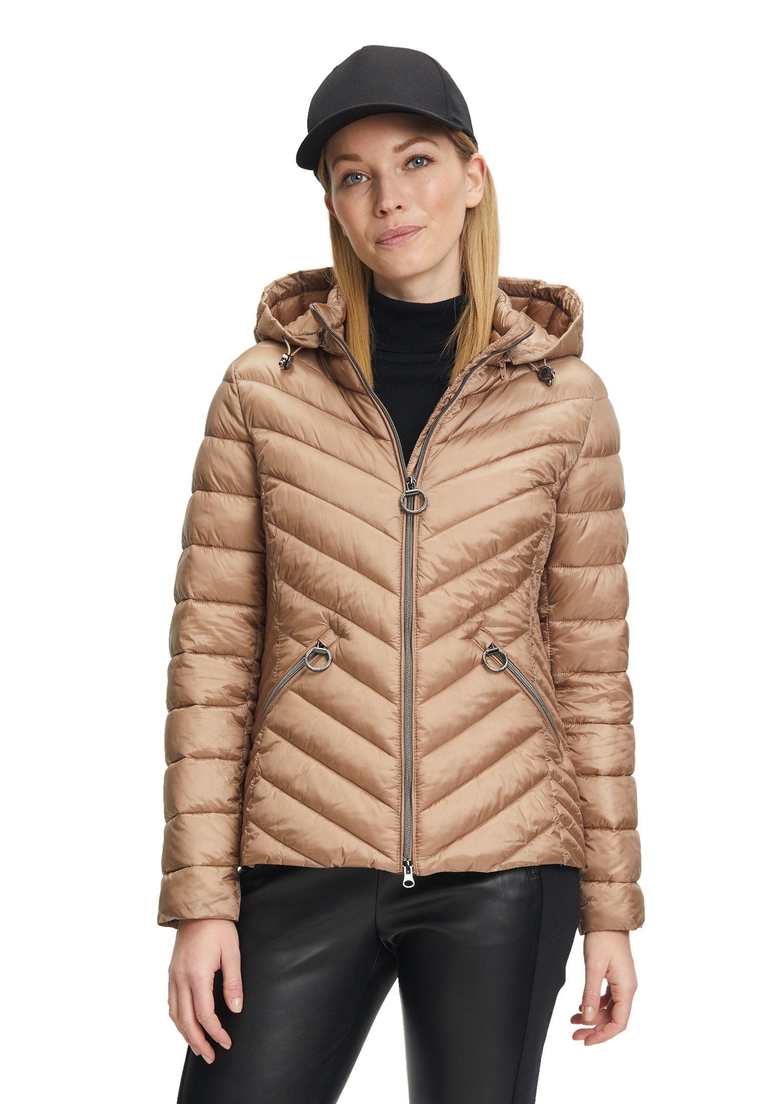 Betty Barclay Steppjacke "Betty Barclay Steppjacke mit abnehmbarer Kapuze", mit Kapuze