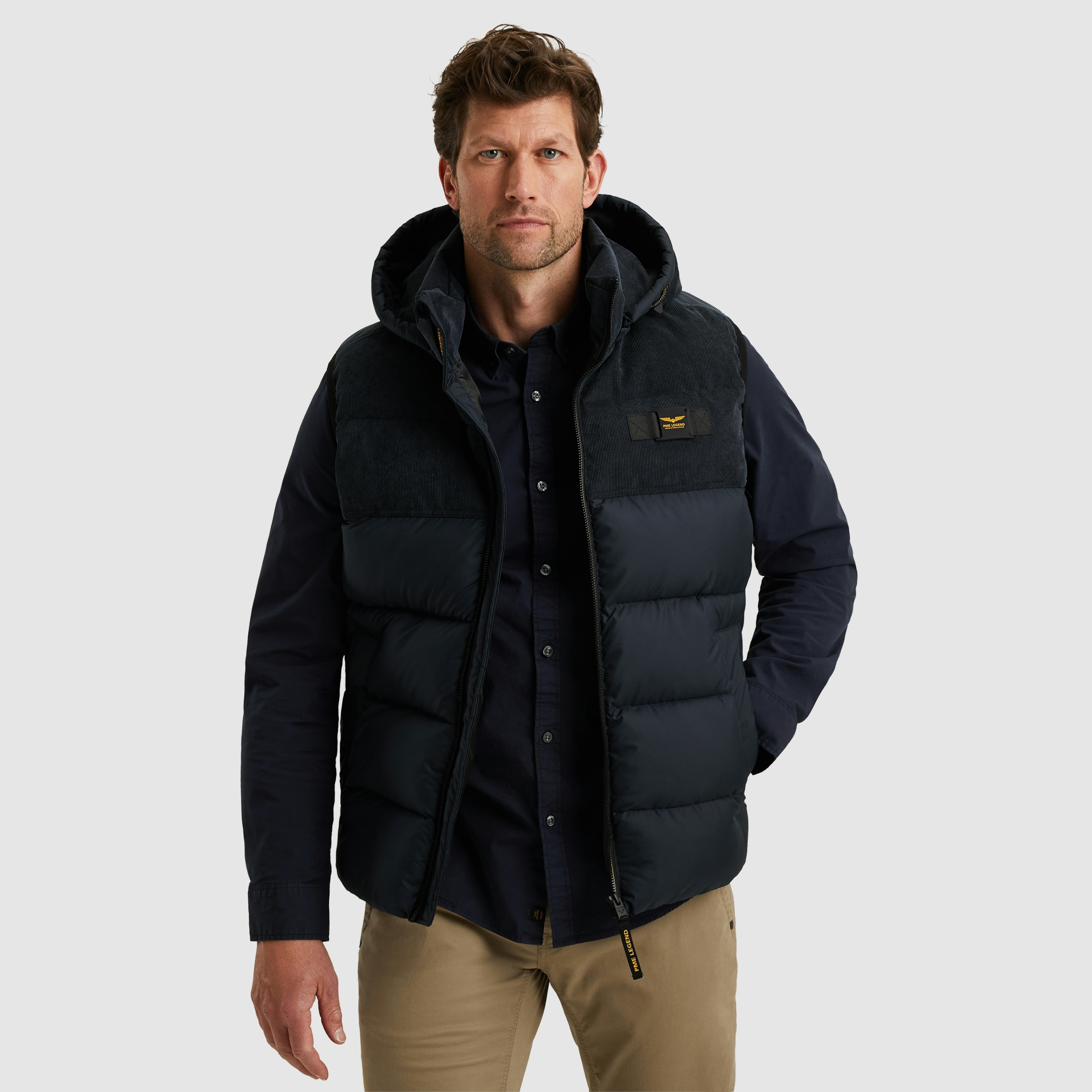 PME LEGEND Steppweste, mit Logo Stickerei günstig online kaufen