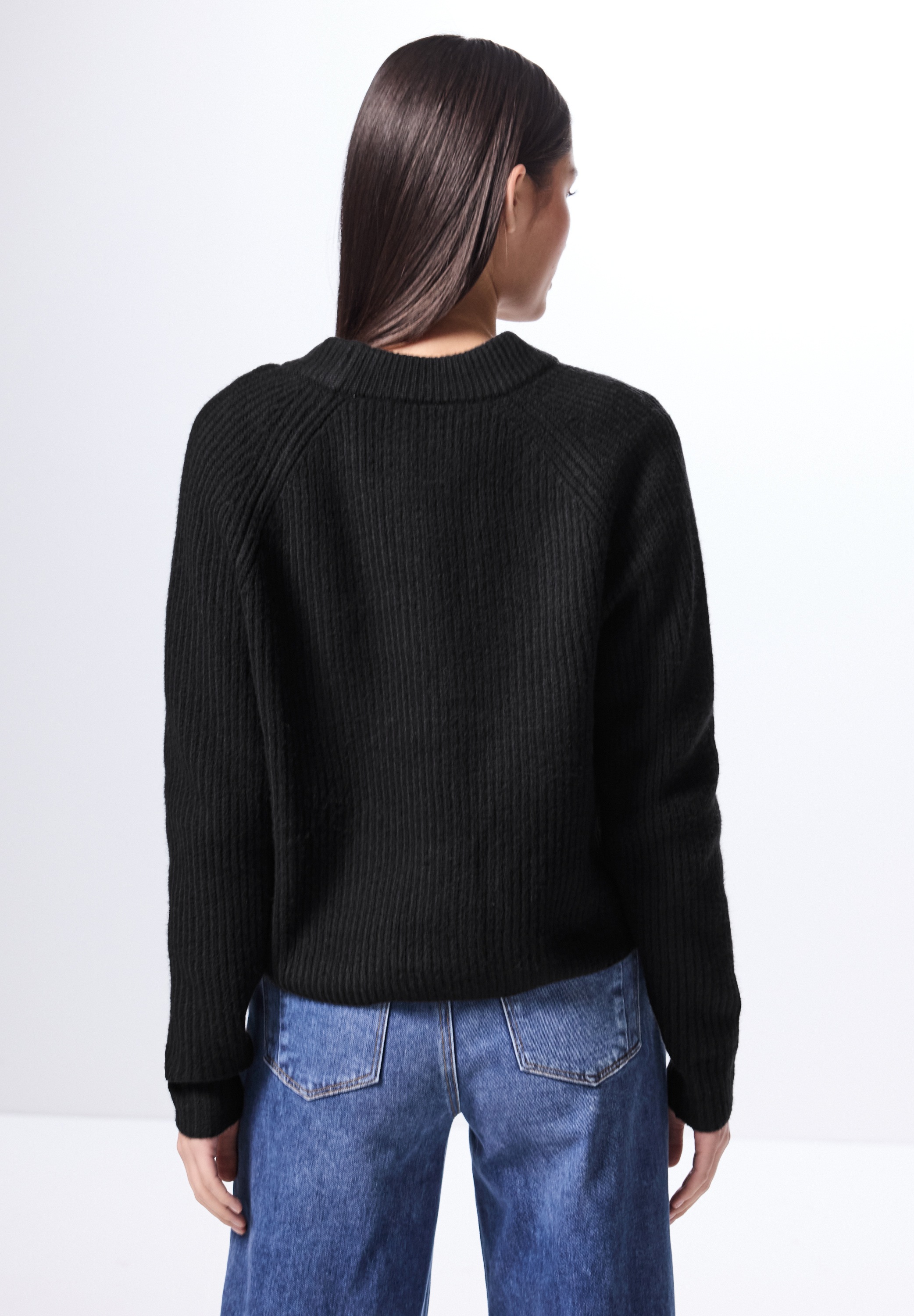 STREET ONE STUDIO Cardigan, mit V-Ausschnitt