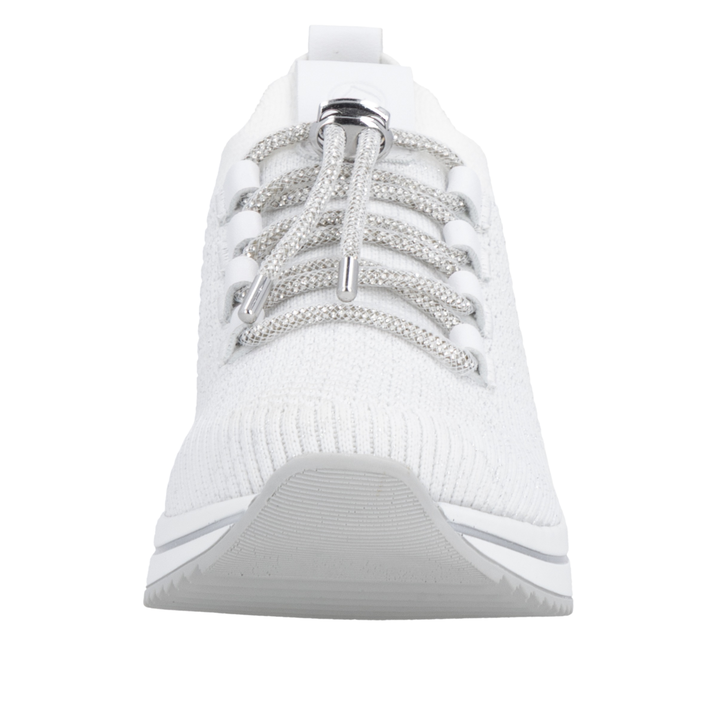 Slip-On Sneaker REMONTE, Damen, Gr. 39, weiß, silberfarben, Lederimitat, Textil, Glitzer, Schuhe, Schlupfschuh, Slipper, Halbschuh mit Lite´n Soft-Ausstattung 3
