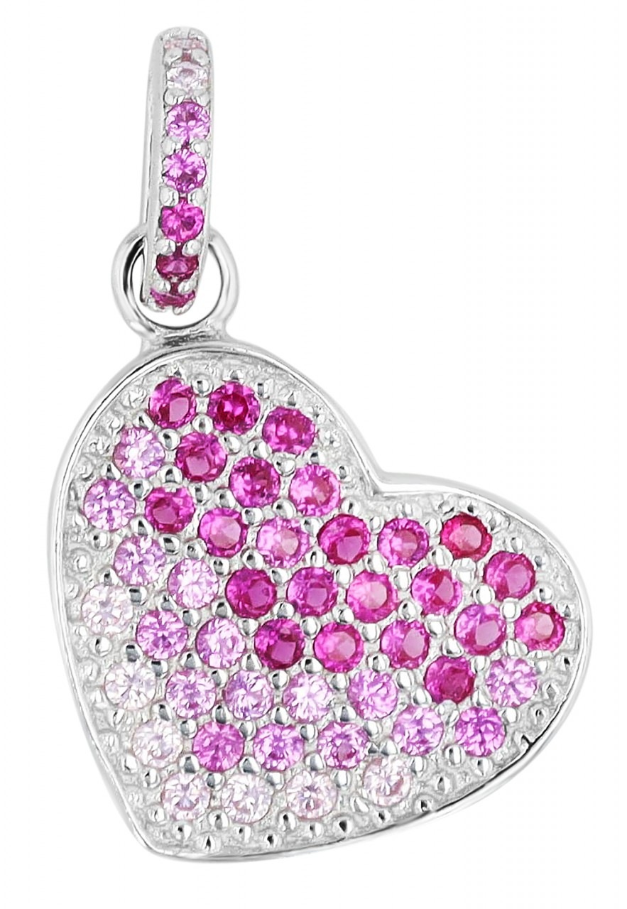 Kettenanhänger ADELIA´S "zeitloser Herz Anhänger aus 925 Sterling Silber", silber, Schmuckanhänger, Damen, Silber 925 (Sterlingsilber), Kettenanhänger 3