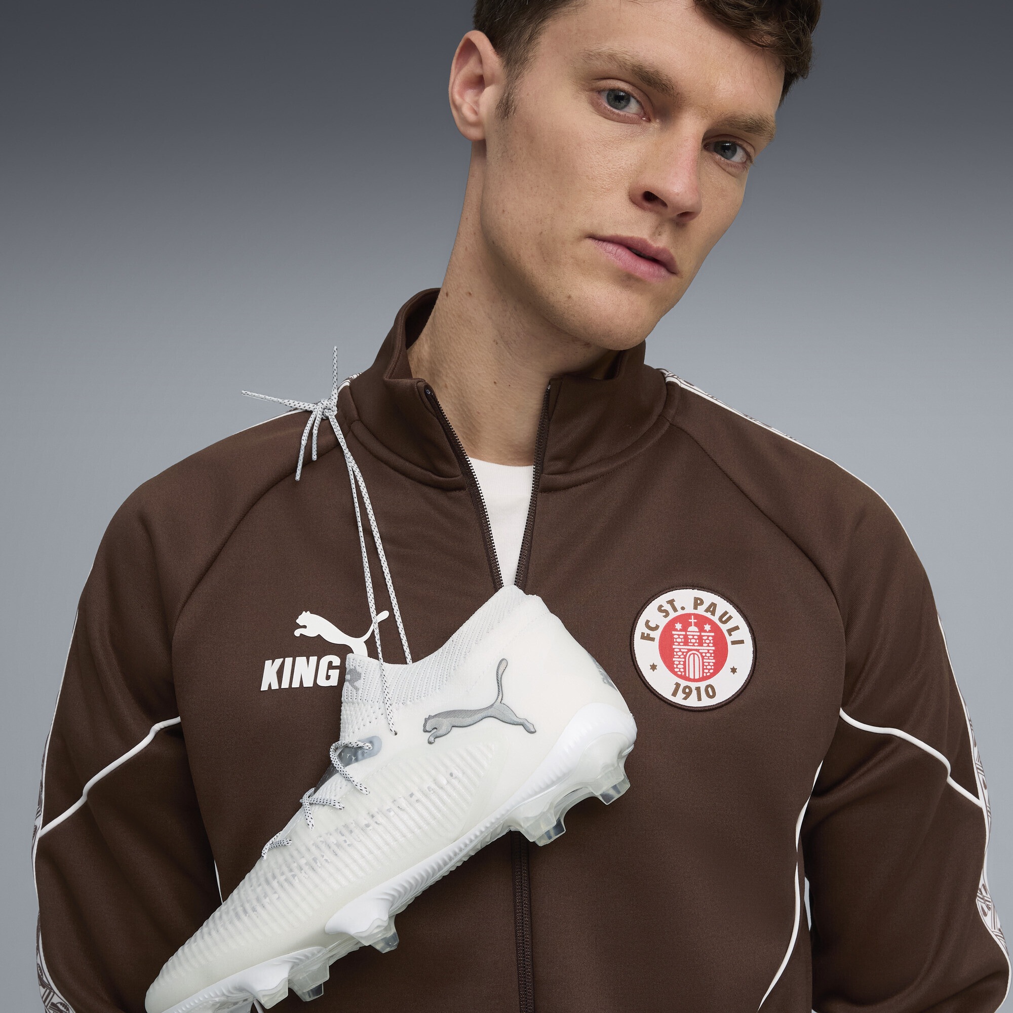 PUMA Sweatjacke »FC St. Pauli KING Anthem Jacke Herren«