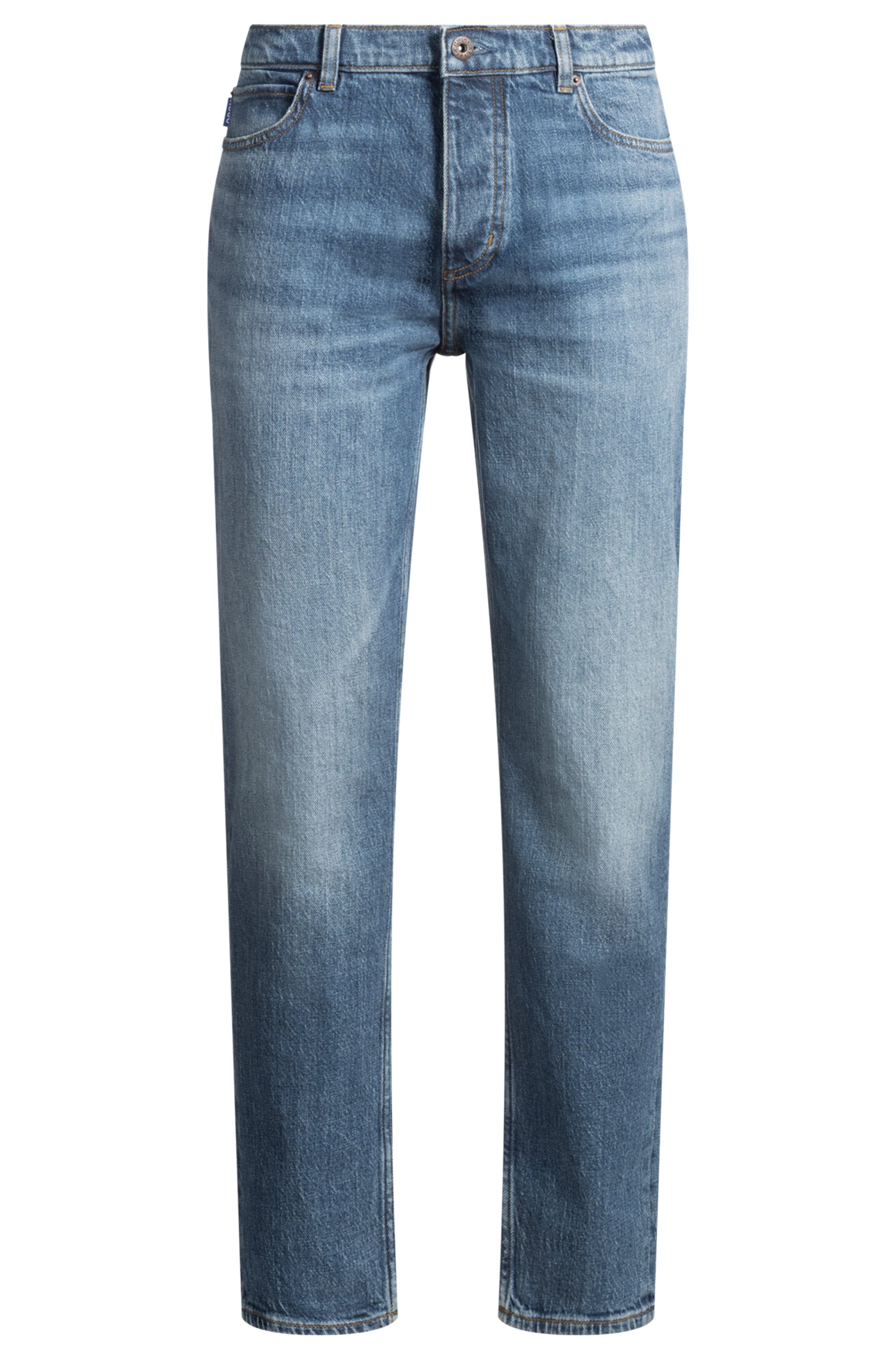 HUGO Tapered-fit-Jeans "Brody" mit Stone-washed-Finish