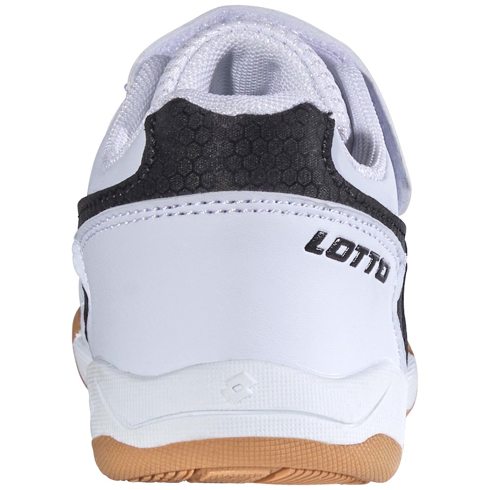 Hallenschuh LOTTO, Mädchen, Gr. 33, weiß, schwarz, Synthetik, Schuhe Hallenschuh, - auch für den Hallensport 6