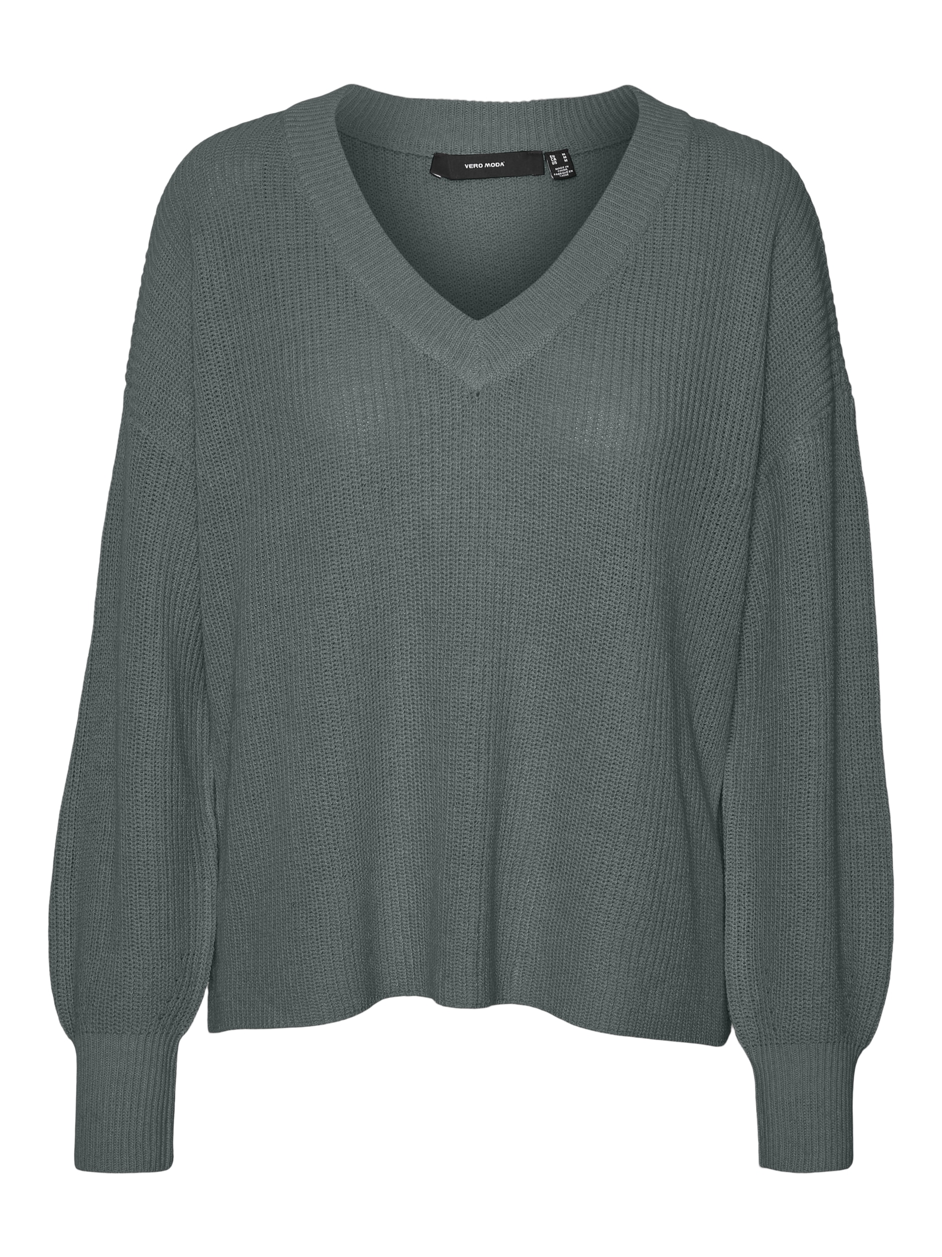 Vero Moda V-Ausschnitt-Pullover "VMZIA LS V-NECK PULLOVER BOO"