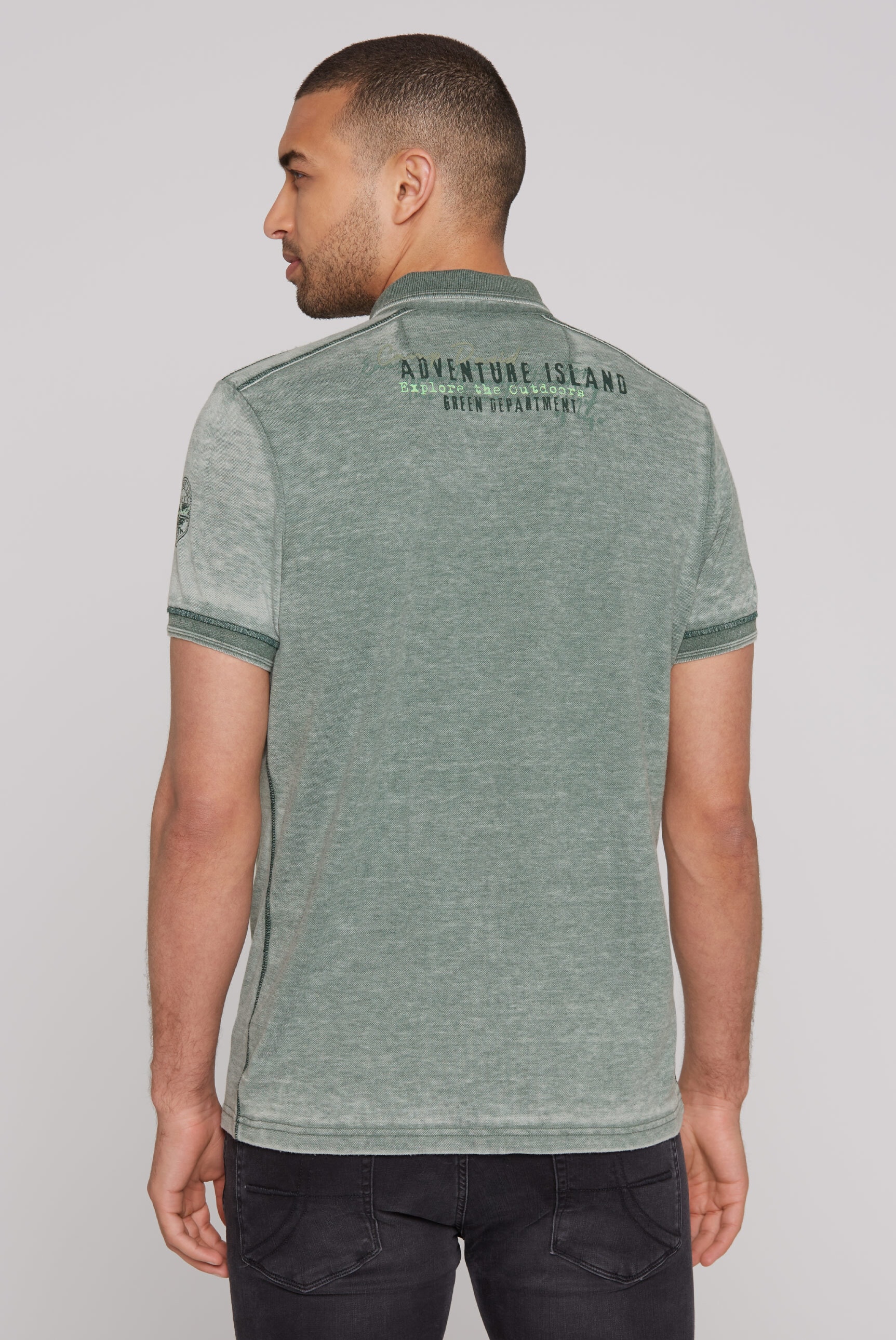 CAMP DAVID Poloshirt, aus Baumwolle