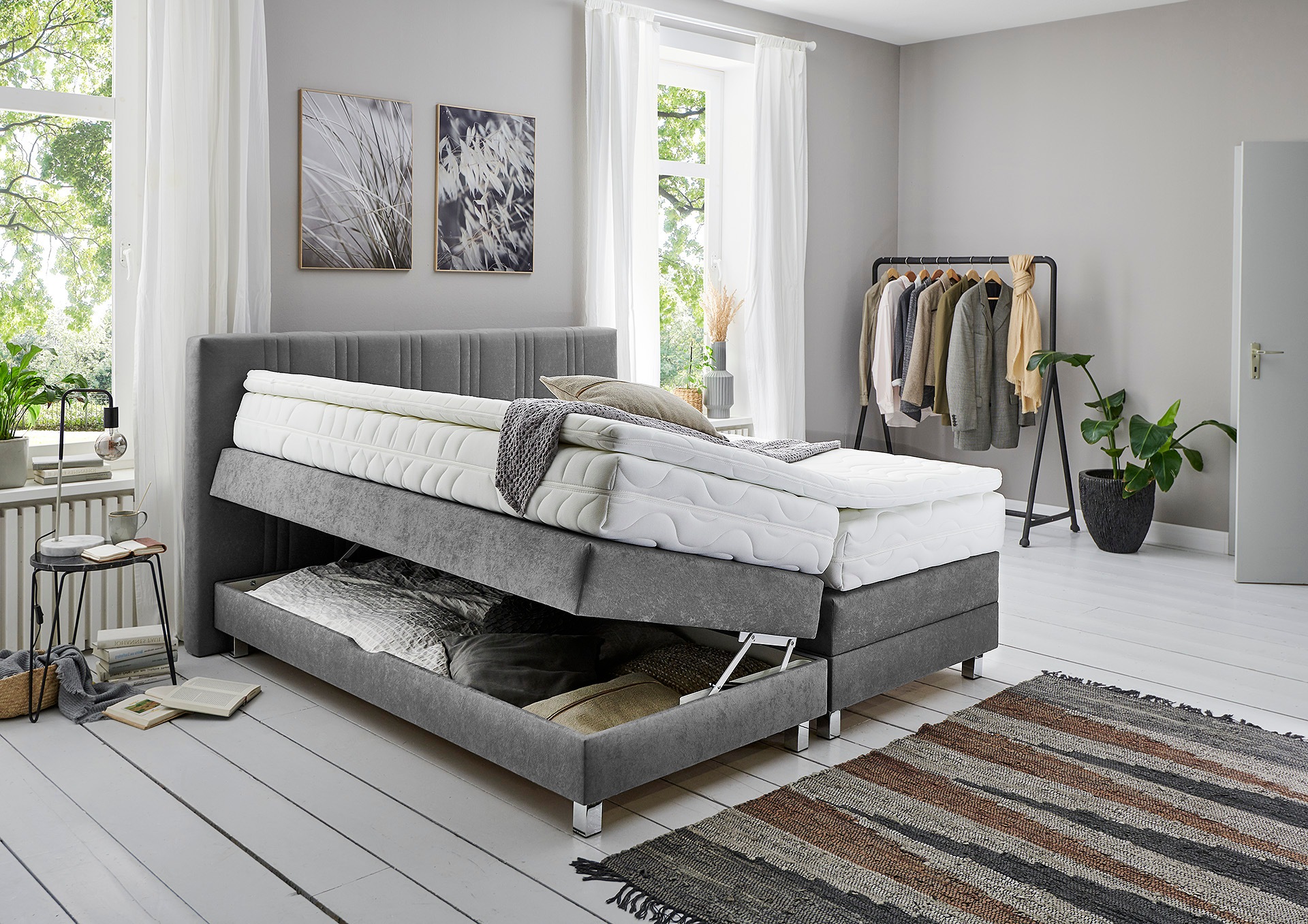 Thumbnail - Westfalia Schlafkomfort Boxspringbett, wahlweise mit Bettkasten und Topper