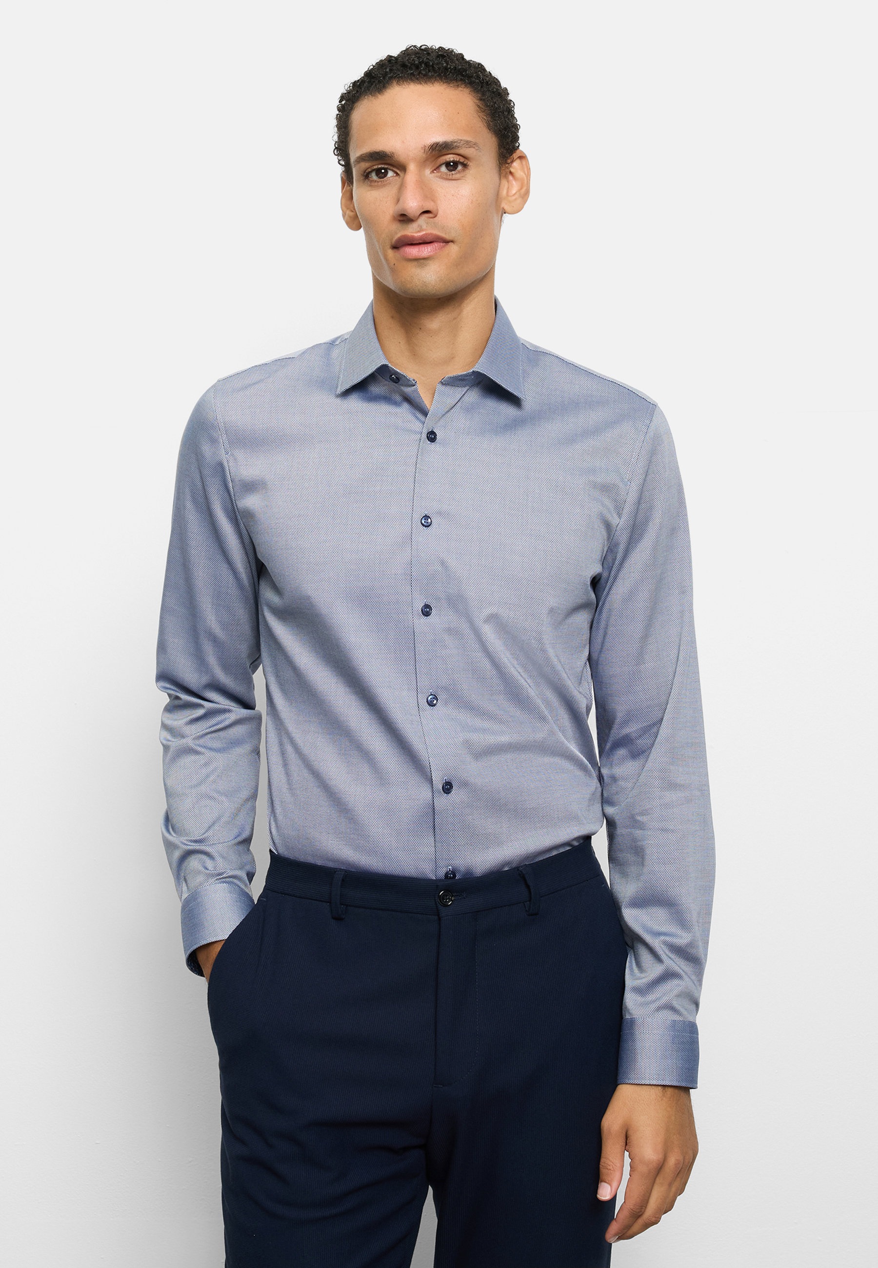 OLYMP Businesshemd "OLYMP No. Six, Super Slim, New York Kent"