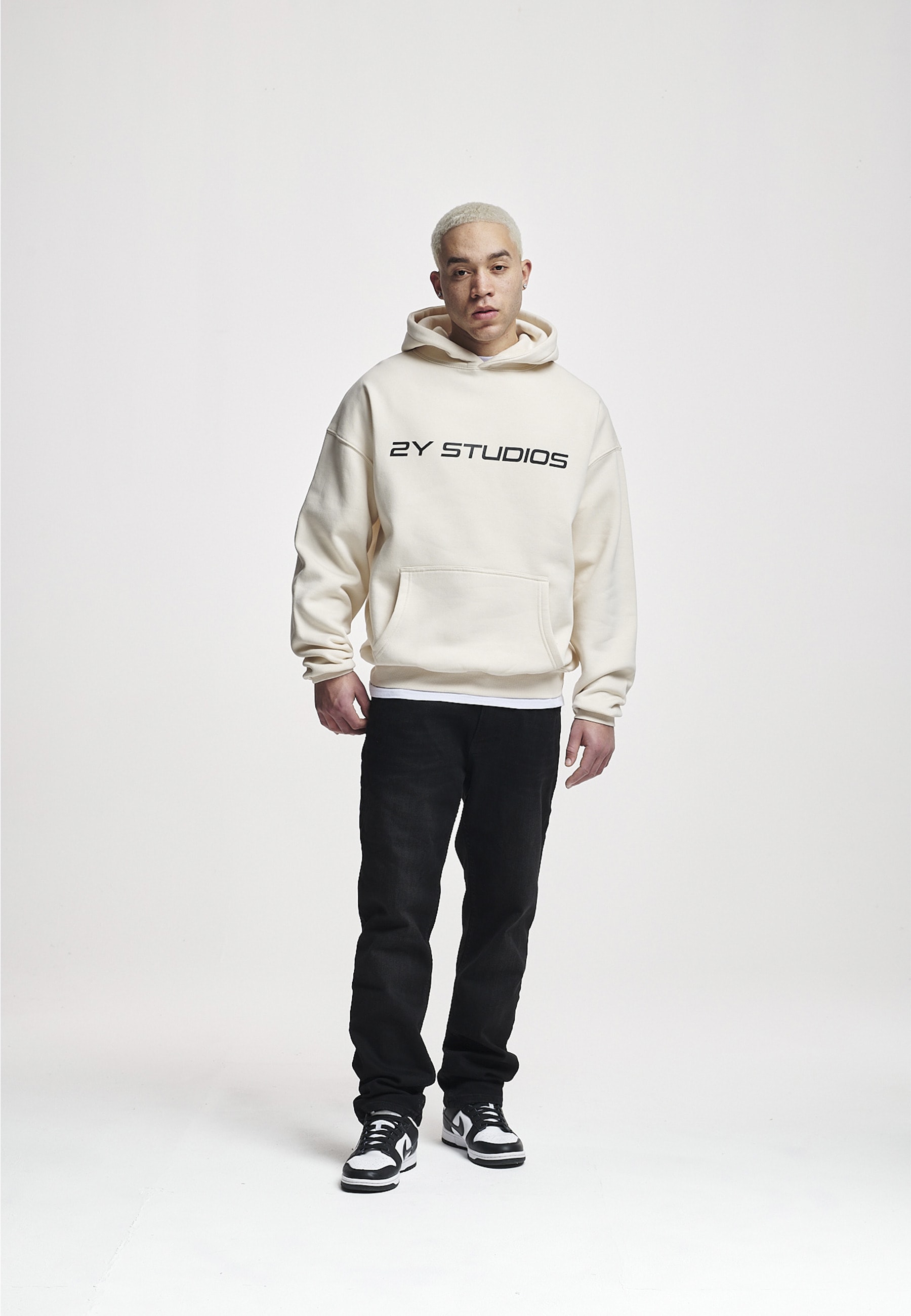 2Y Studios Kapuzenpullover »2Y Studios Herren Logo Oversize Hoodie« 1 Stk.