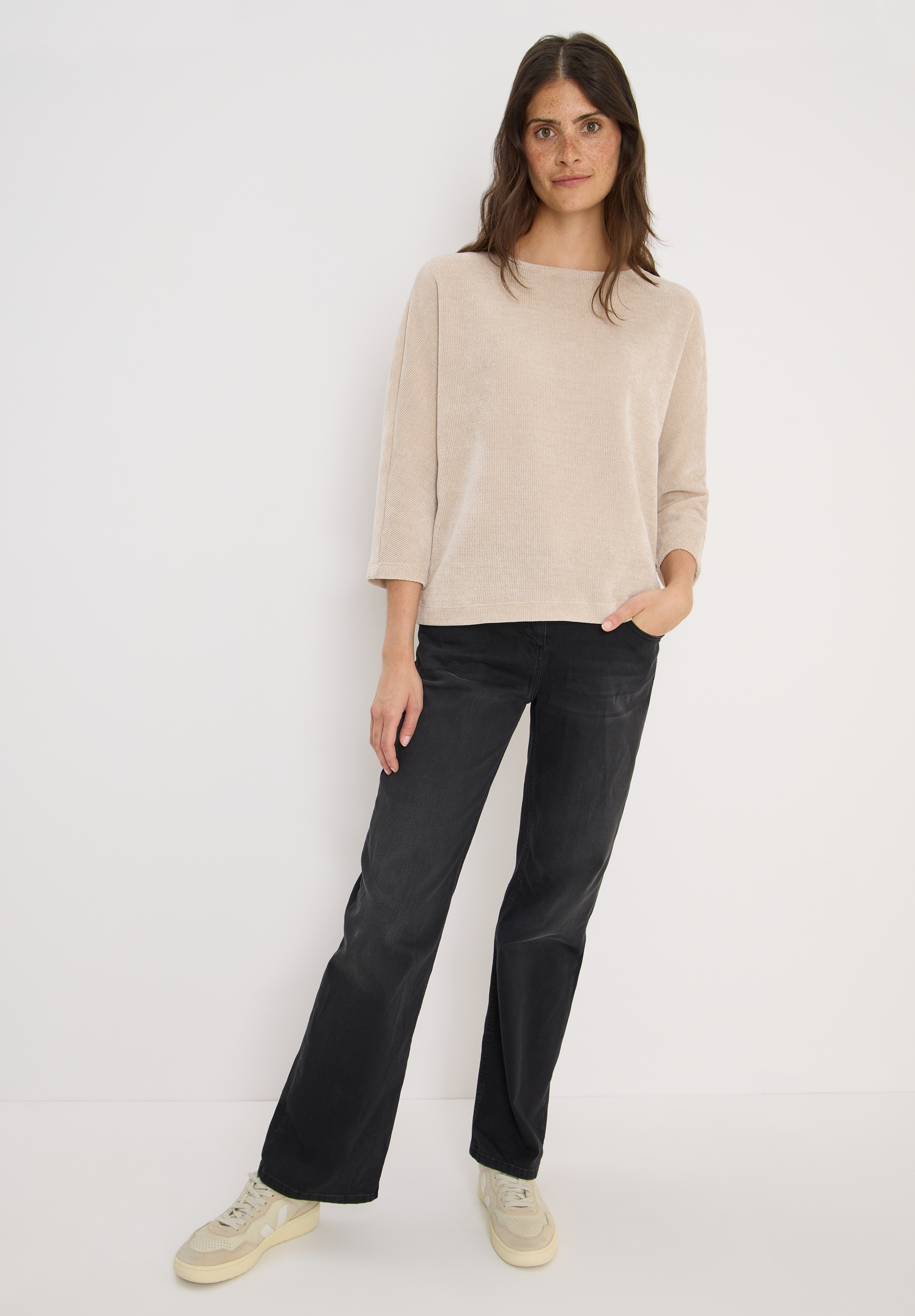 Cecil 3/4-Arm-Shirt, mit 3/4 Ärmeln