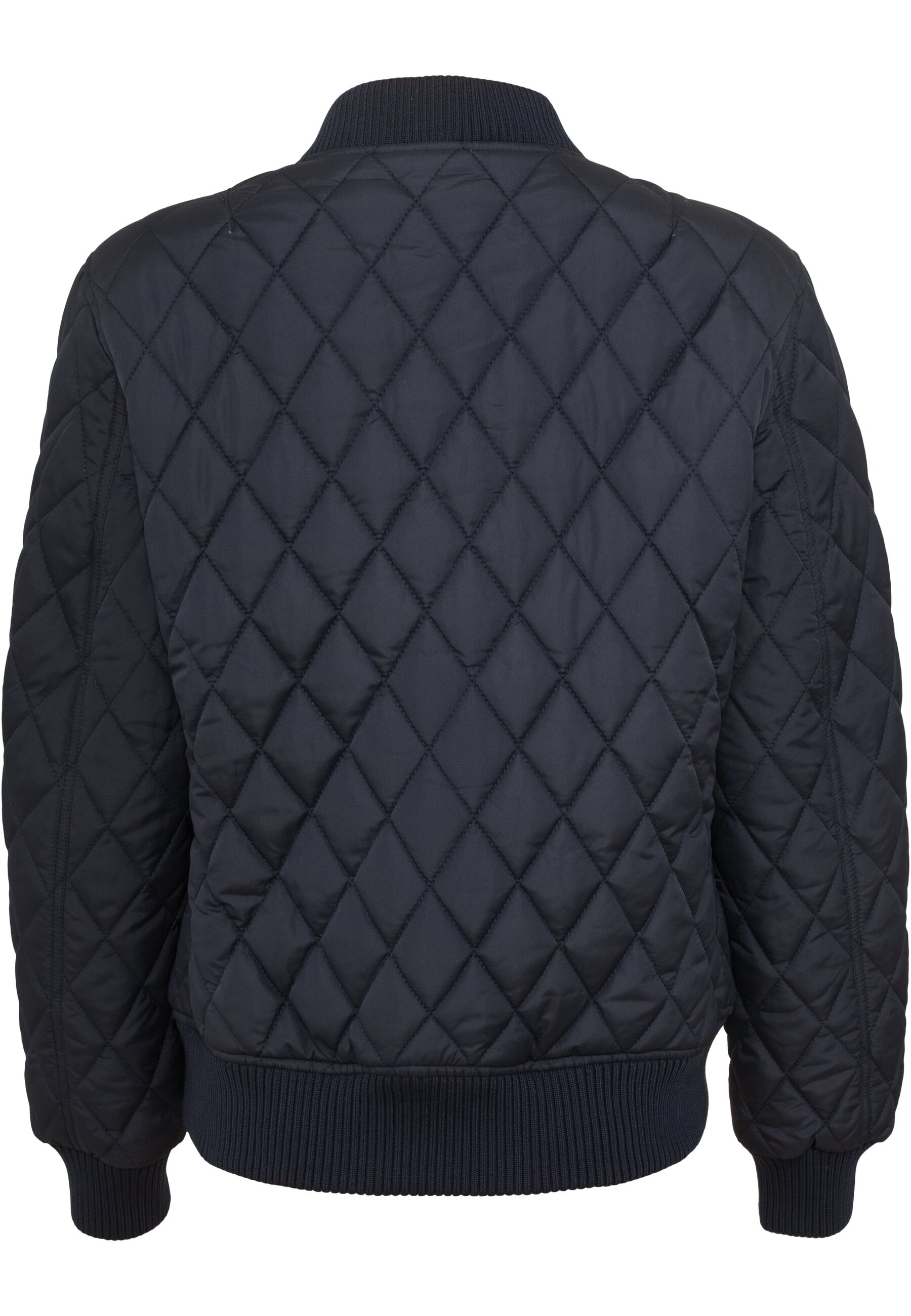 URBAN CLASSICS Allwetterjacke »Urban Classics Damen Ladies Diamond Quilt Nylon Jacket«, (1 St.), ohne Kapuze