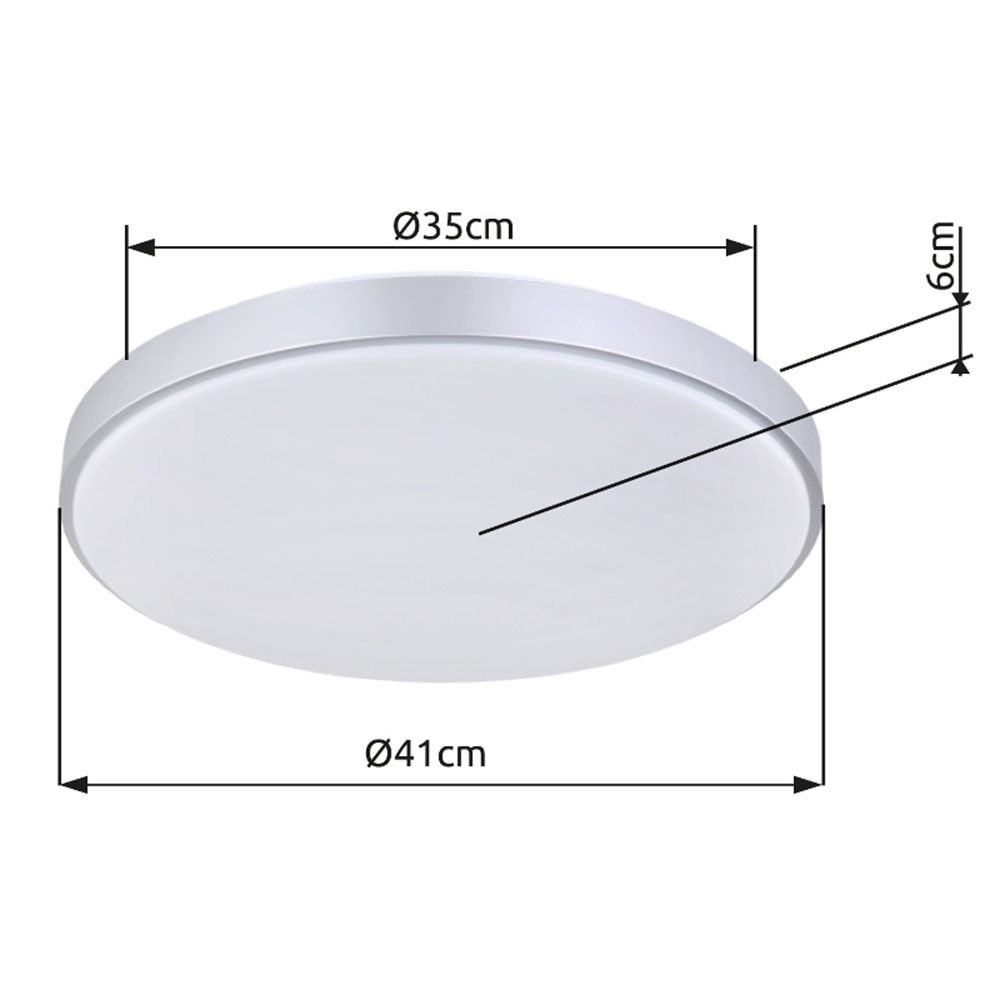 GLOBO LIGHTING LED Deckenleuchte »SONNY«, Leuchtmittel LED-Modul | LED fest integriert, Deckenlampe/rund/Wohnzimmer/Schlafzimmer/modern