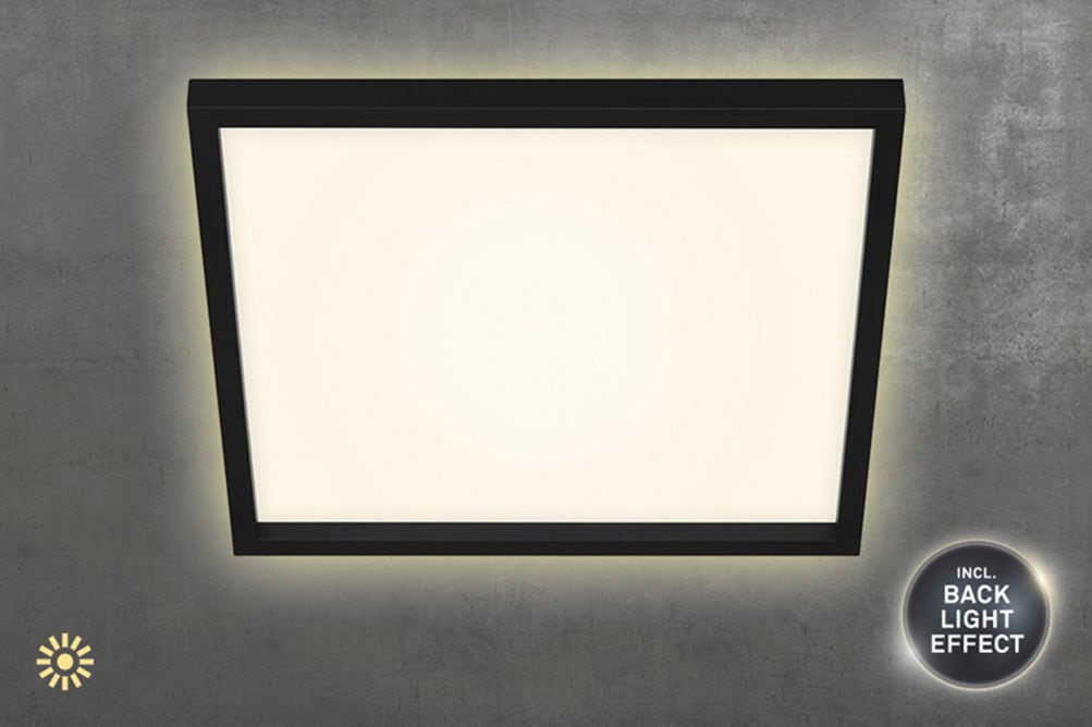 LED Deckenleuchte "CADRE"weiß, neutral, BRILONER LEUCHTEN, Wohnzimmer, Leuchten